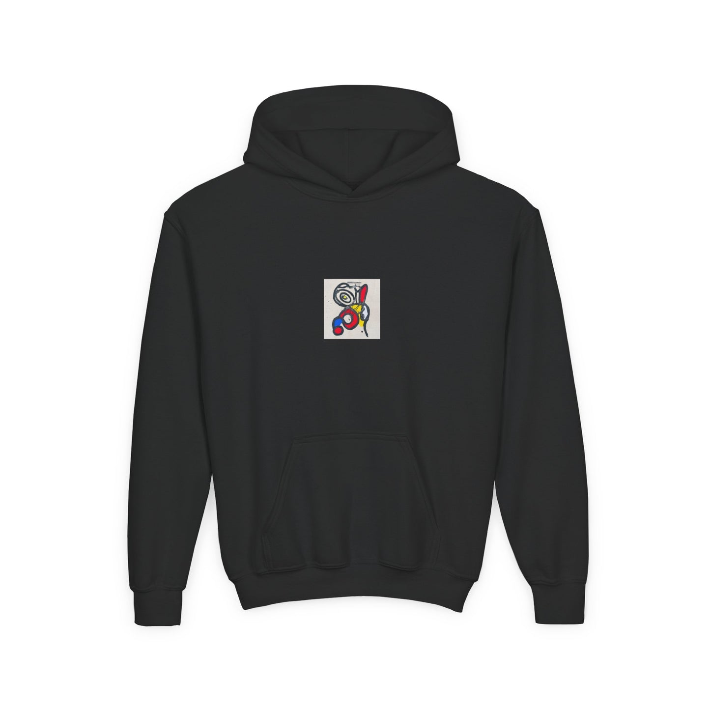 Colorful Abstract Youth Hoodie, Artistic Kids Sweatshirt, Unique Gift for Teens, Trendy Casual Wear, Perfect for Art Lovers, Kids' Fashion