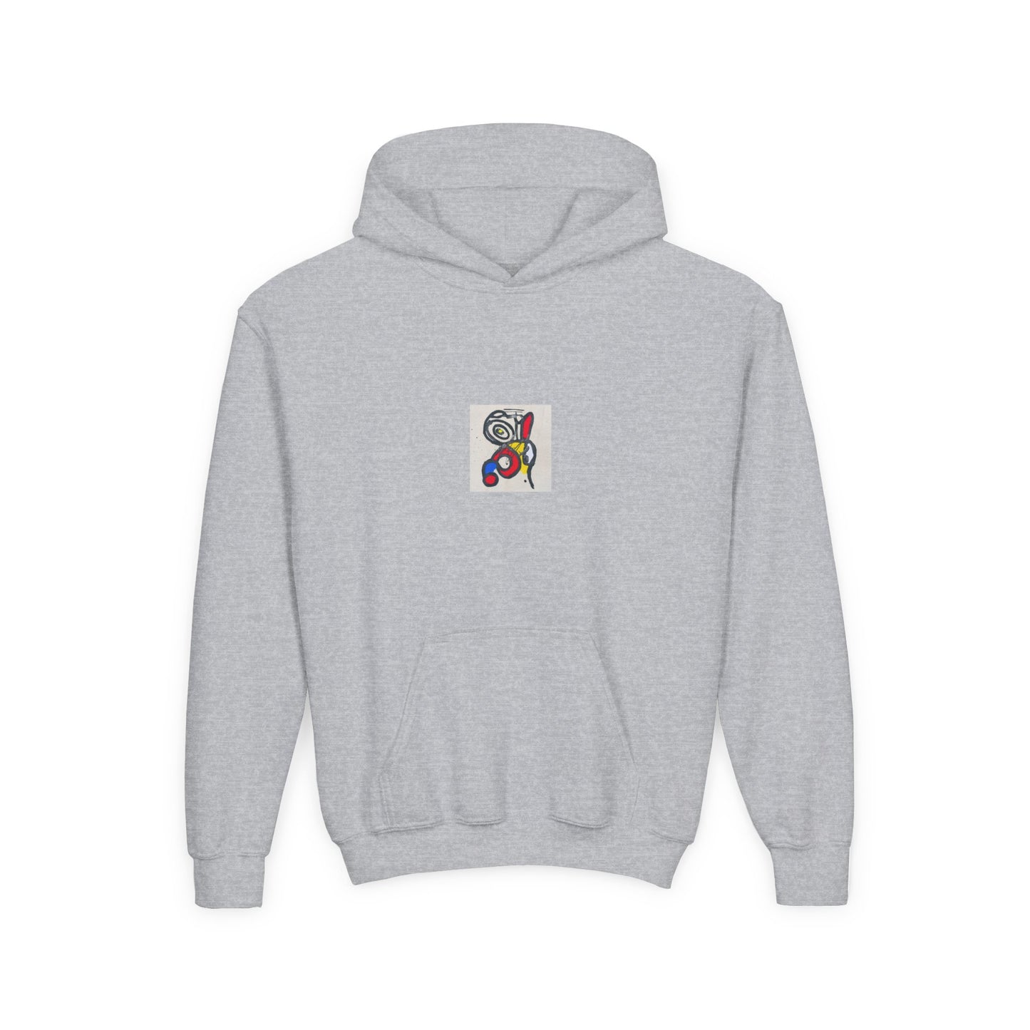 Colorful Abstract Youth Hoodie, Artistic Kids Sweatshirt, Unique Gift for Teens, Trendy Casual Wear, Perfect for Art Lovers, Kids' Fashion