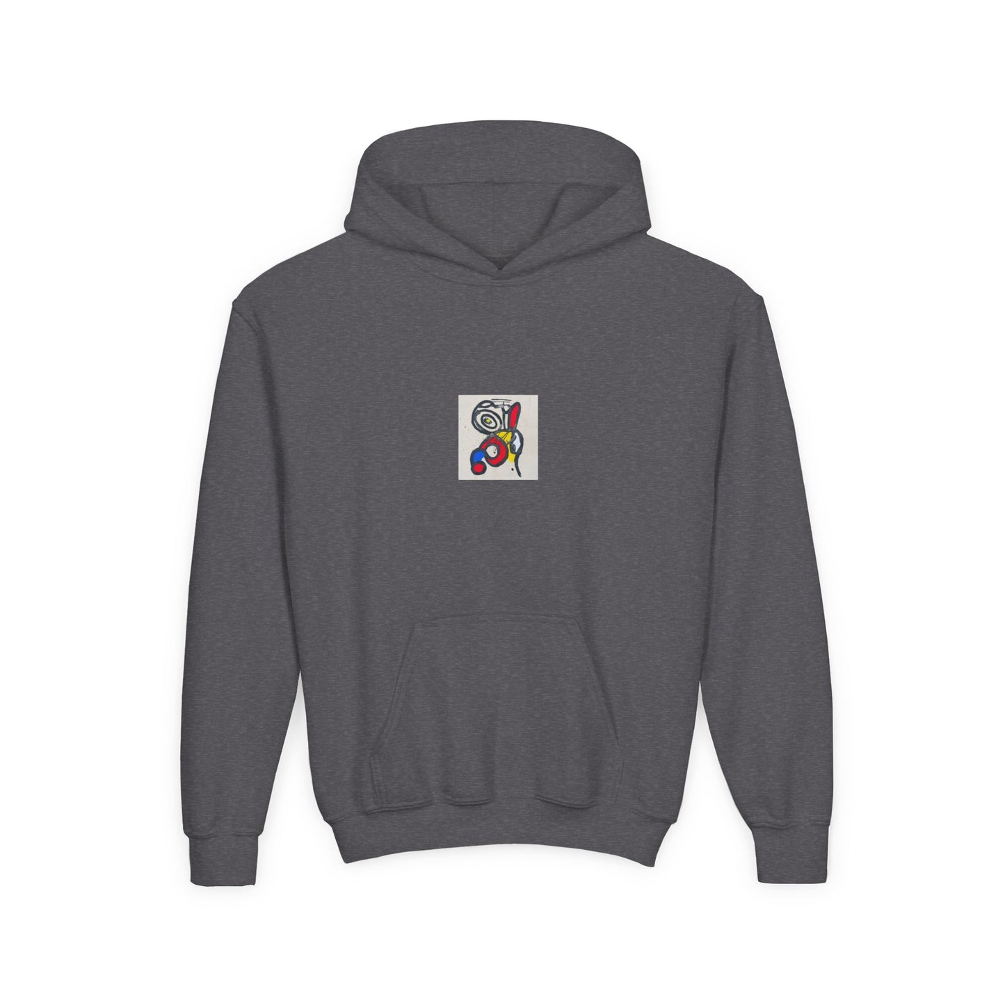 Colorful Abstract Youth Hoodie, Artistic Kids Sweatshirt, Unique Gift for Teens, Trendy Casual Wear, Perfect for Art Lovers, Kids' Fashion
