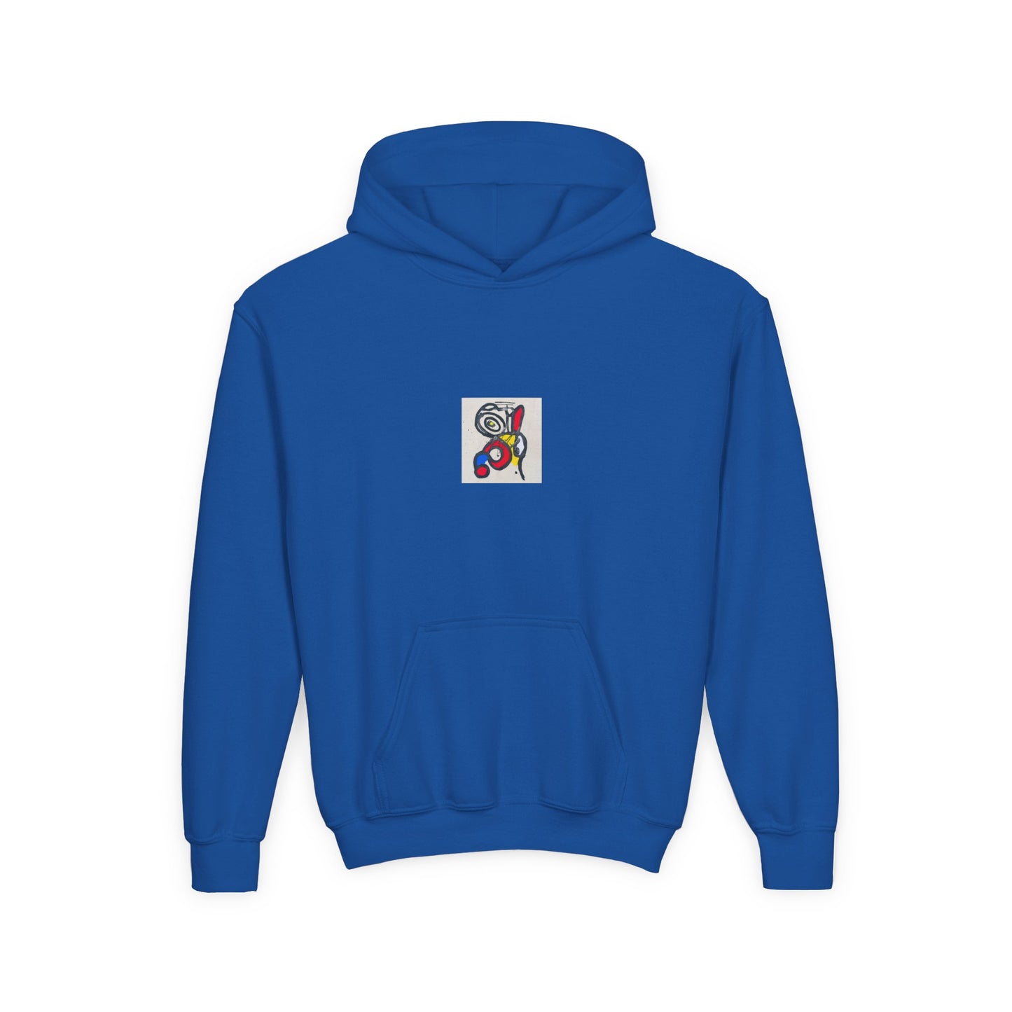 Colorful Abstract Youth Hoodie, Artistic Kids Sweatshirt, Unique Gift for Teens, Trendy Casual Wear, Perfect for Art Lovers, Kids' Fashion