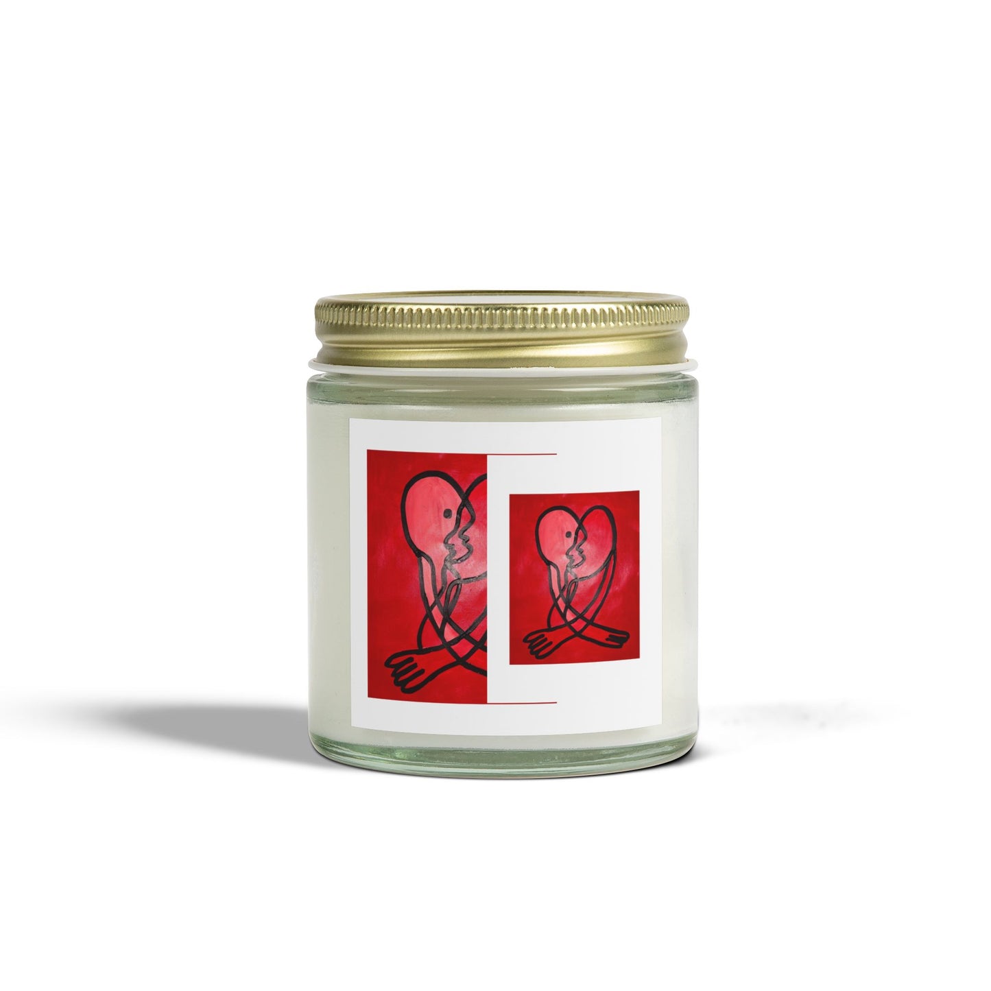 Candle with Heartfelt Design, Scented Candles, Gift for Loved Ones, Home Decor, Aromatherapy, Relaxation