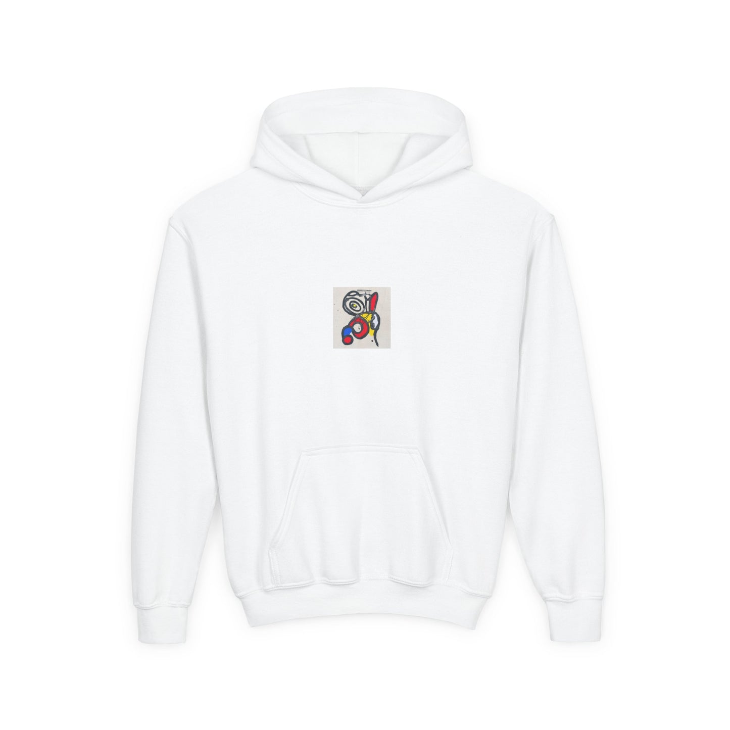 Colorful Abstract Youth Hoodie, Artistic Kids Sweatshirt, Unique Gift for Teens, Trendy Casual Wear, Perfect for Art Lovers, Kids' Fashion