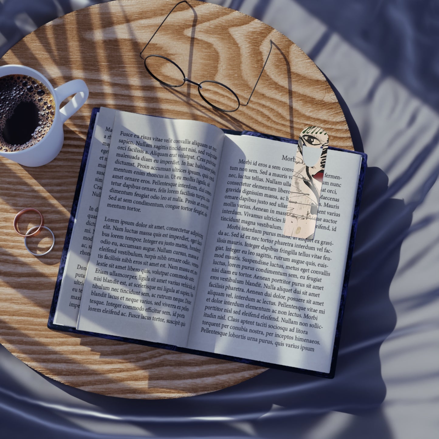 Artistic Metal Bookmark, Unique Gifts for Readers, Book Lover's Accessory, Literary Decor, Handmade Bookmark