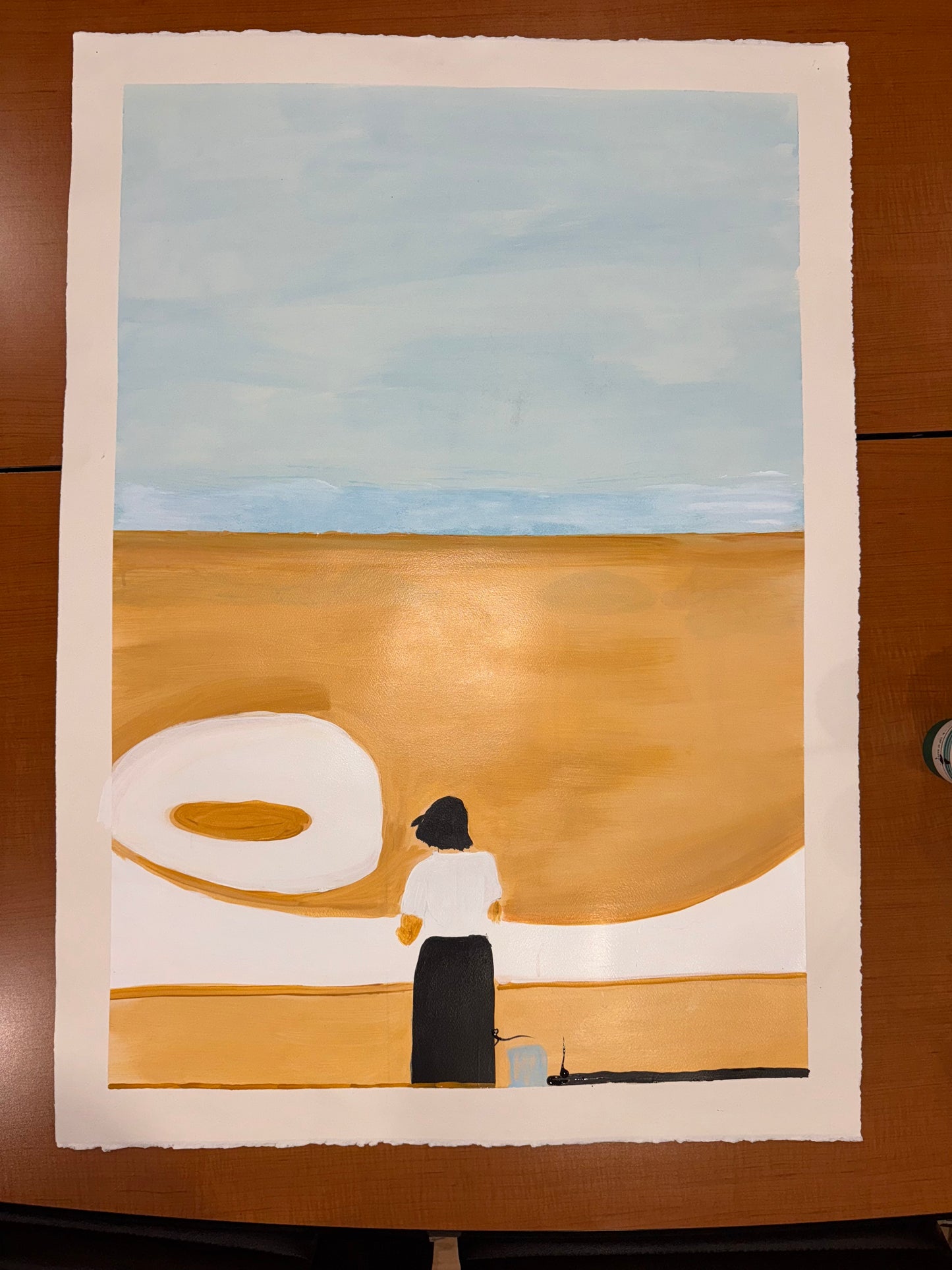 The silence between strokes