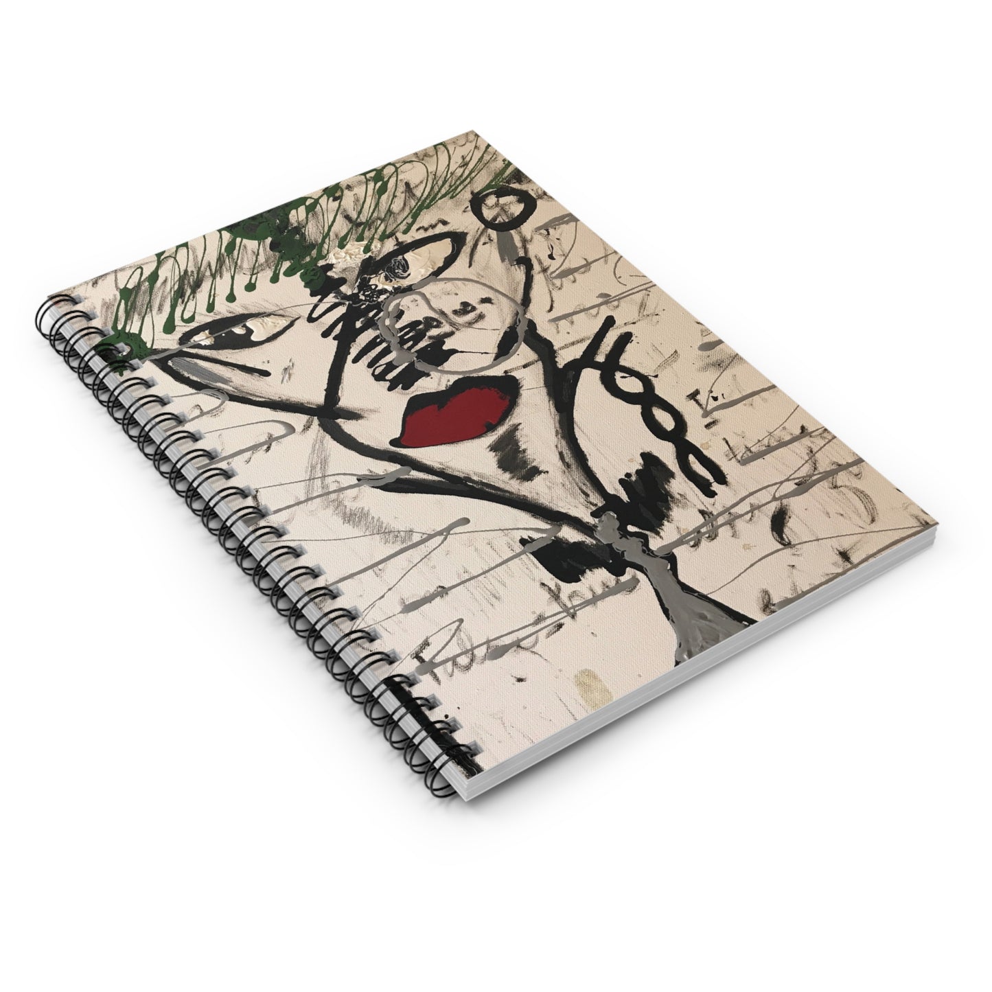 Artistic Spiral Notebook - Unique Design for Creative Souls, Journal, Sketchbook, Gift for Artists, Note-taking