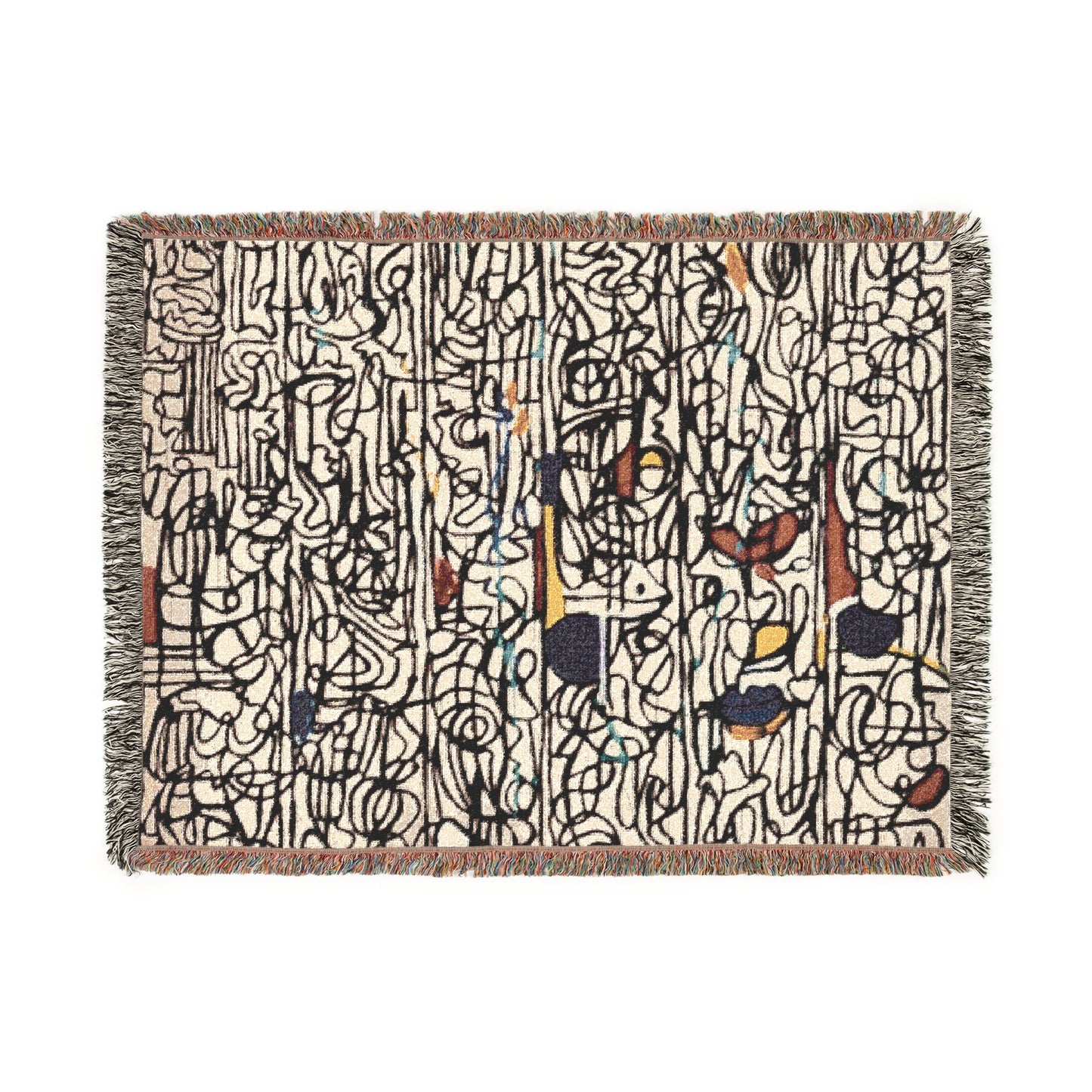 Cozy Boho Woven Blanket for Home Decor, Gift Ideas, Cozy Nights, Living Room, Unique Blanket