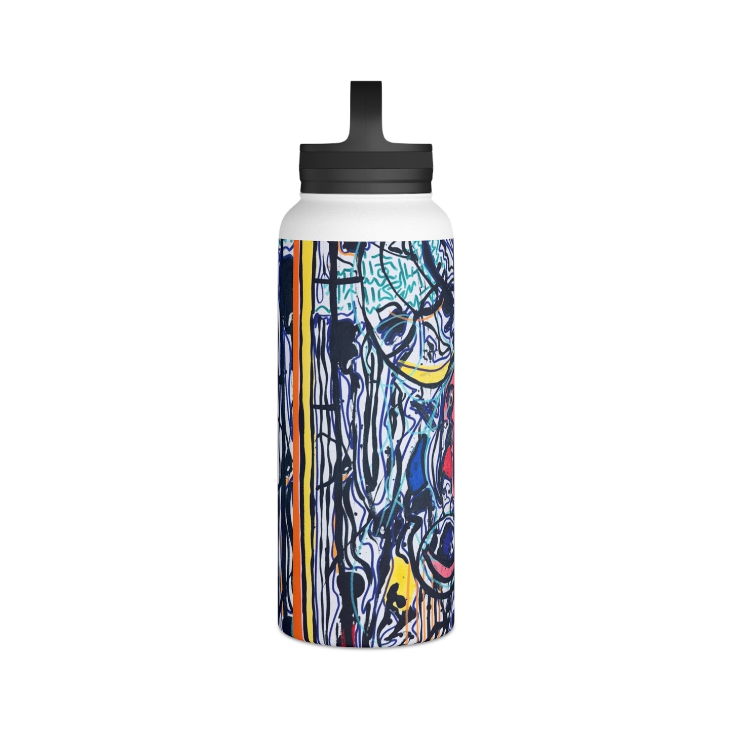 Stainless Steel Water Bottle, Handle Lid