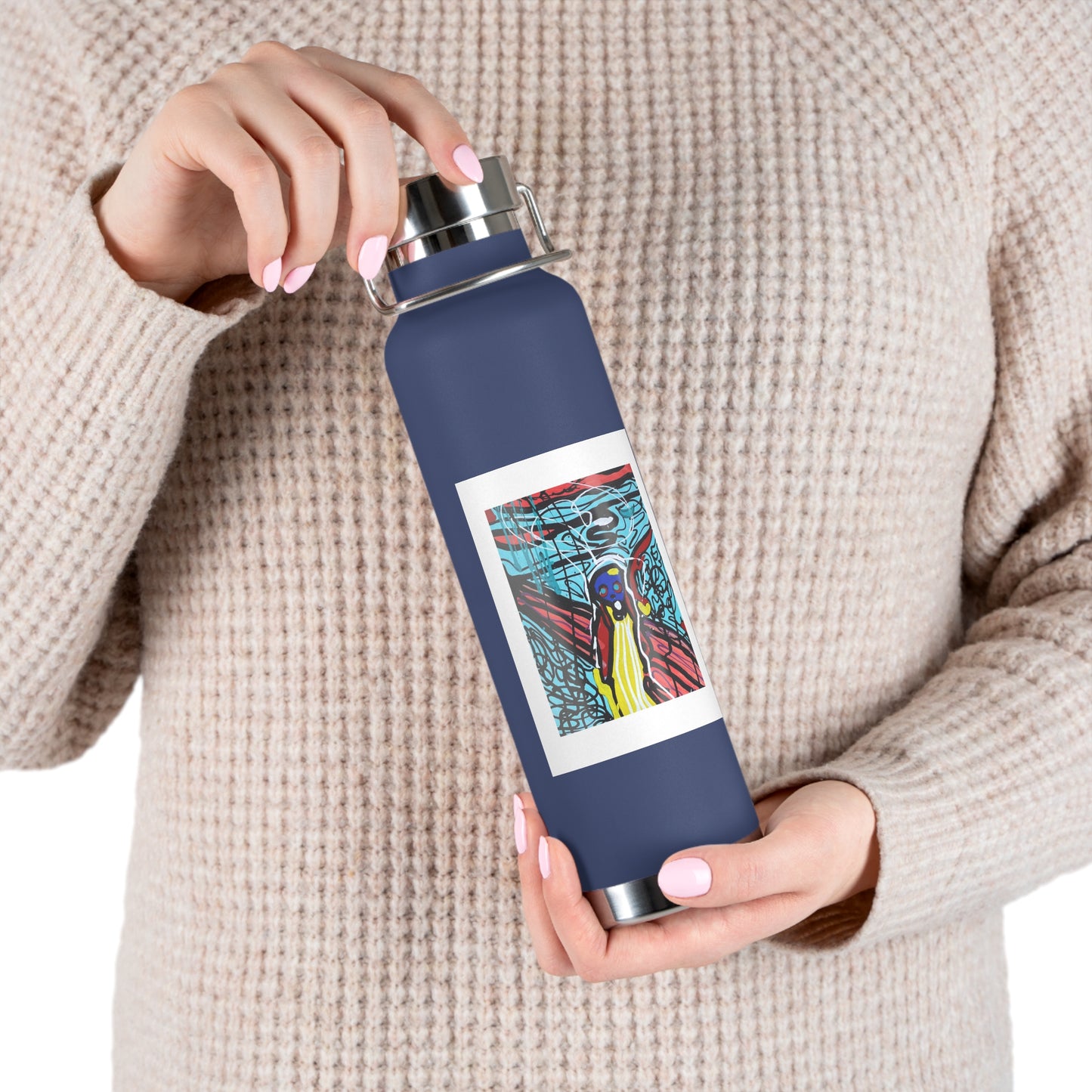 “Little monsters water bottle”Artistic Insulated Water Bottle | 22oz Copper Thermal Flask, Stylish Travel Hydration, Unique Gift for Outdoor Lovers, Inspirational [...]