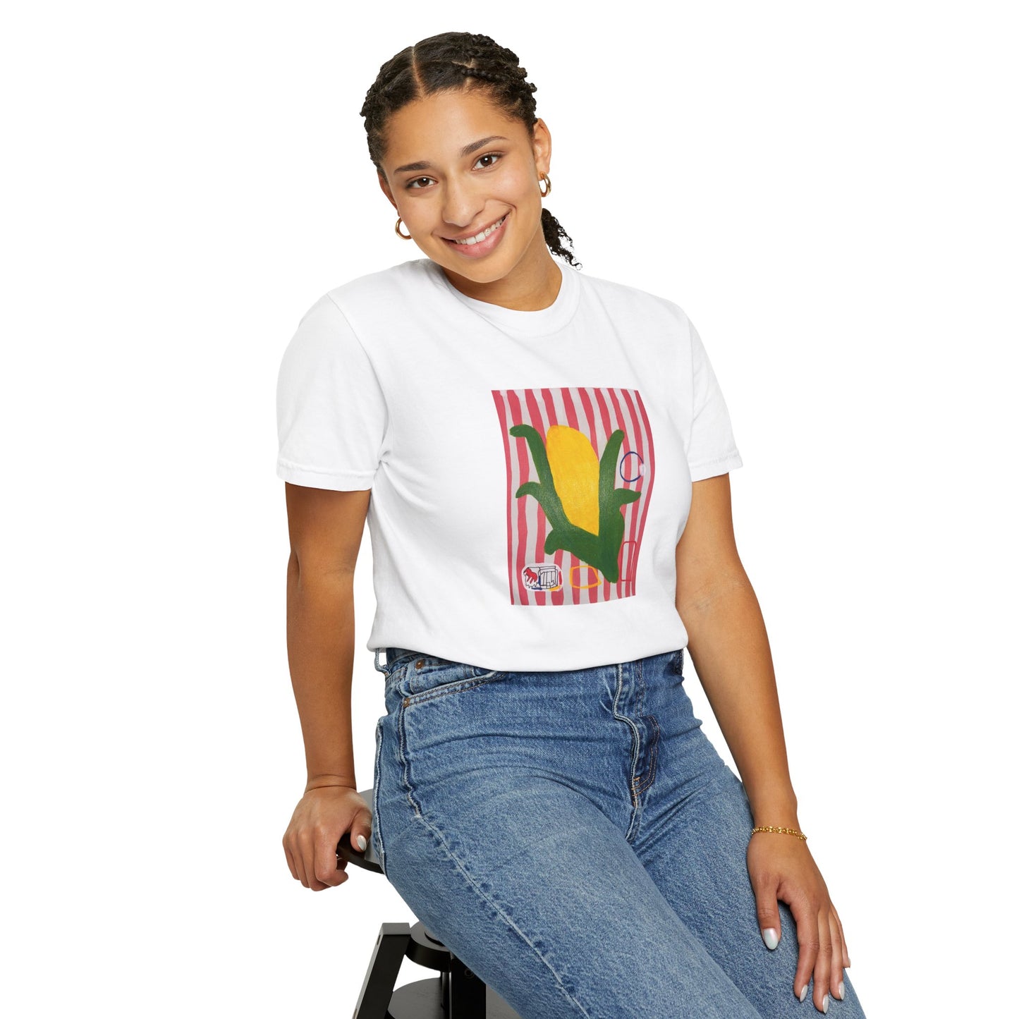 Graphic Corn Stripes Unisex T-Shirt