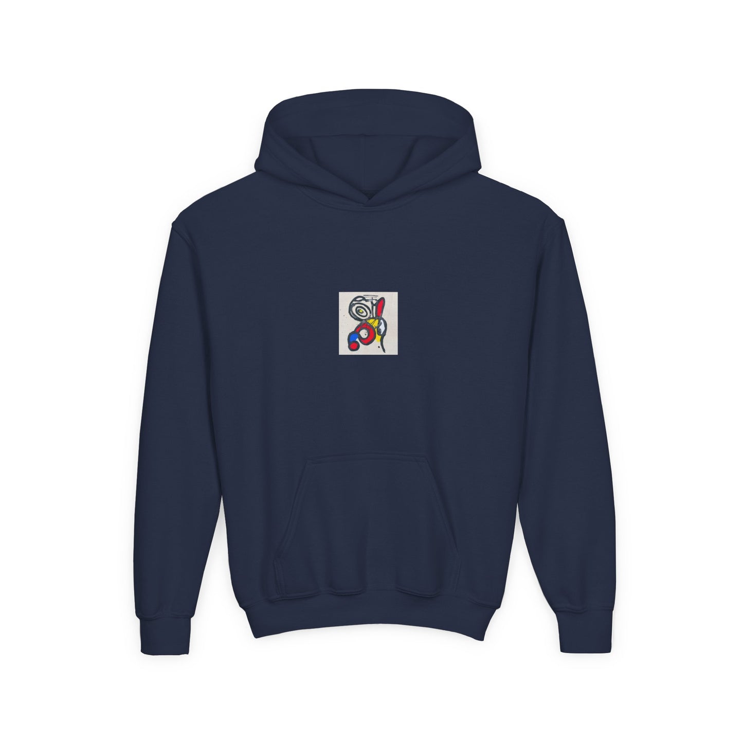 Colorful Abstract Youth Hoodie, Artistic Kids Sweatshirt, Unique Gift for Teens, Trendy Casual Wear, Perfect for Art Lovers, Kids' Fashion