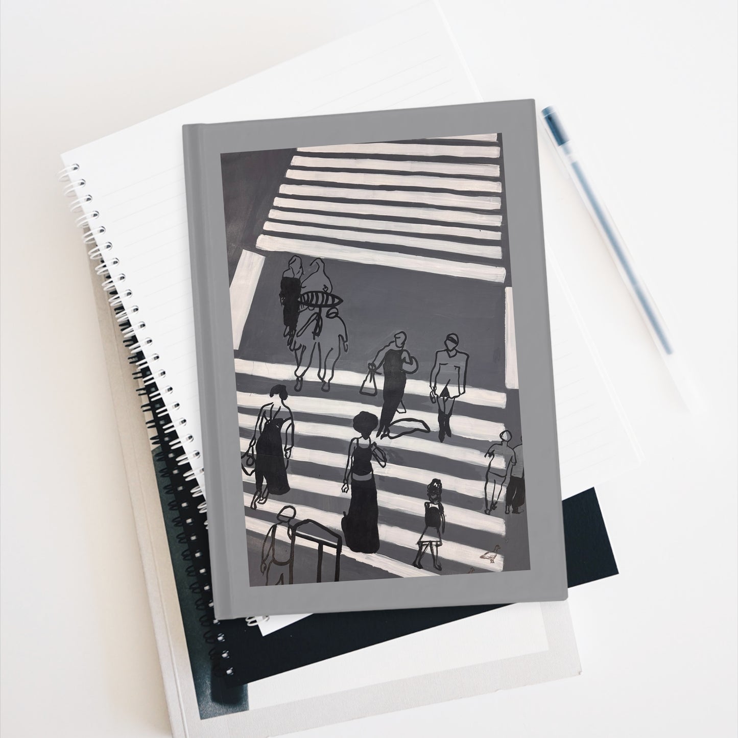 Stylish Minimalist Journal - Blank, Modern Notebook, Aesthetic Writing Diary, Gift for Creatives, Daily Planner, Journal for Thoughts