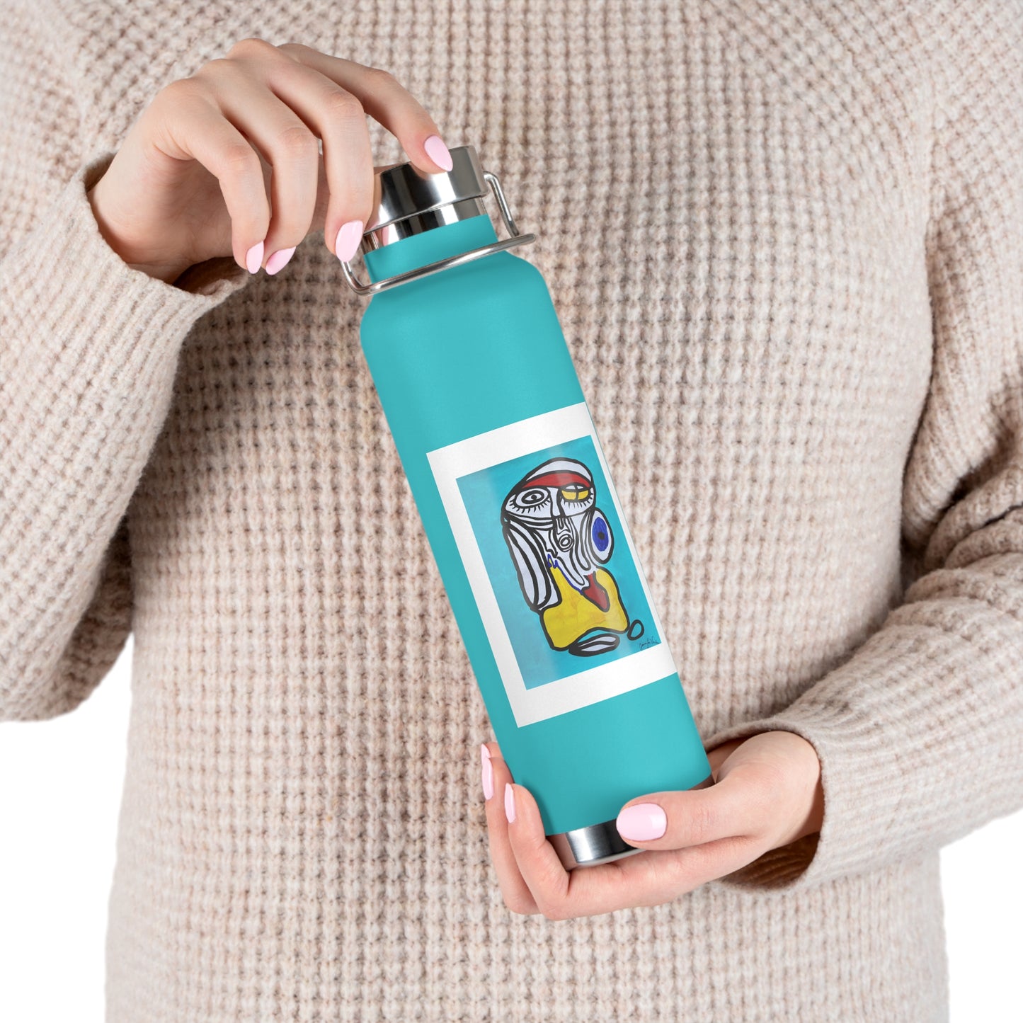 “Little monsters water bottle”Artistic Insulated Water Bottle | 22oz Copper Thermal Flask, Stylish Travel Hydration, Unique Gift for Outdoor Lovers, Inspirational [...]
