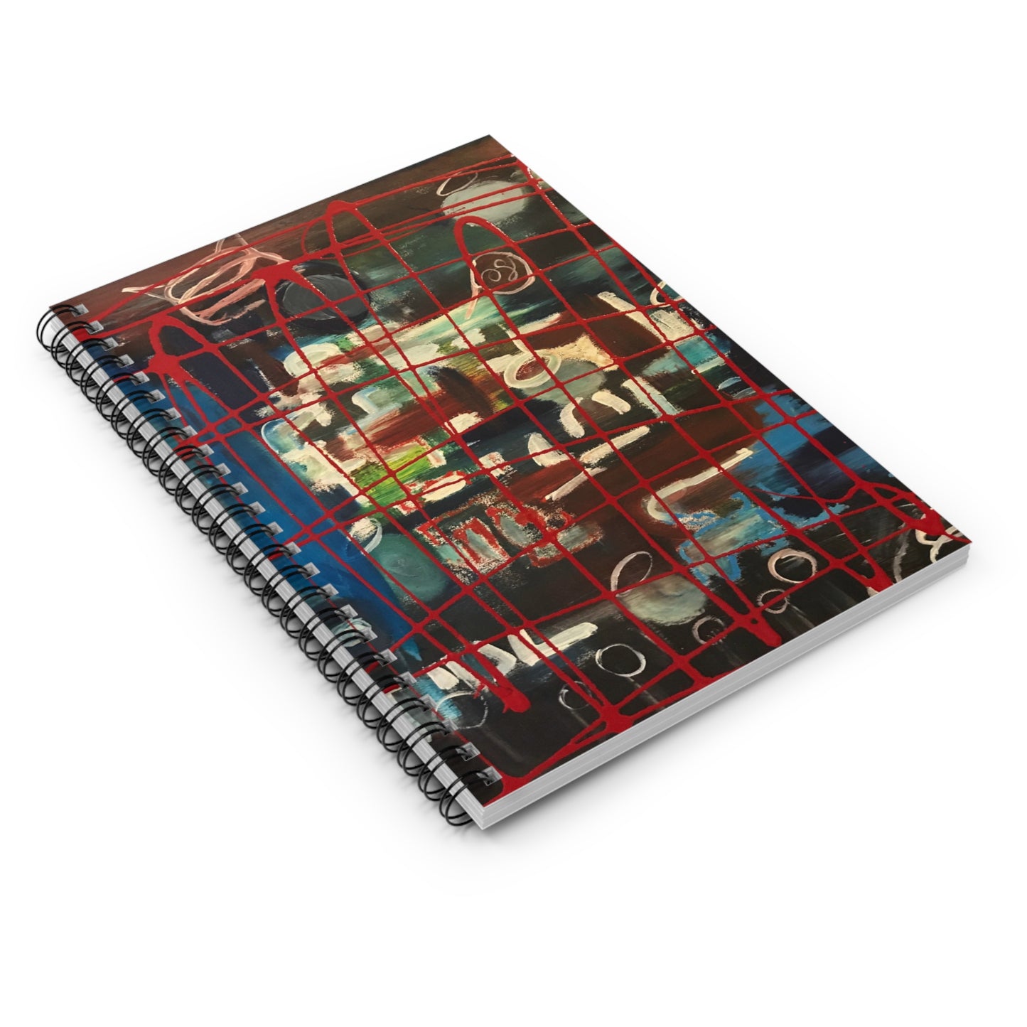 Artistic Spiral Notebook - Ruled Lines, Colorful Journal, Creative Writing, Unique Gift, Artistic Stationery