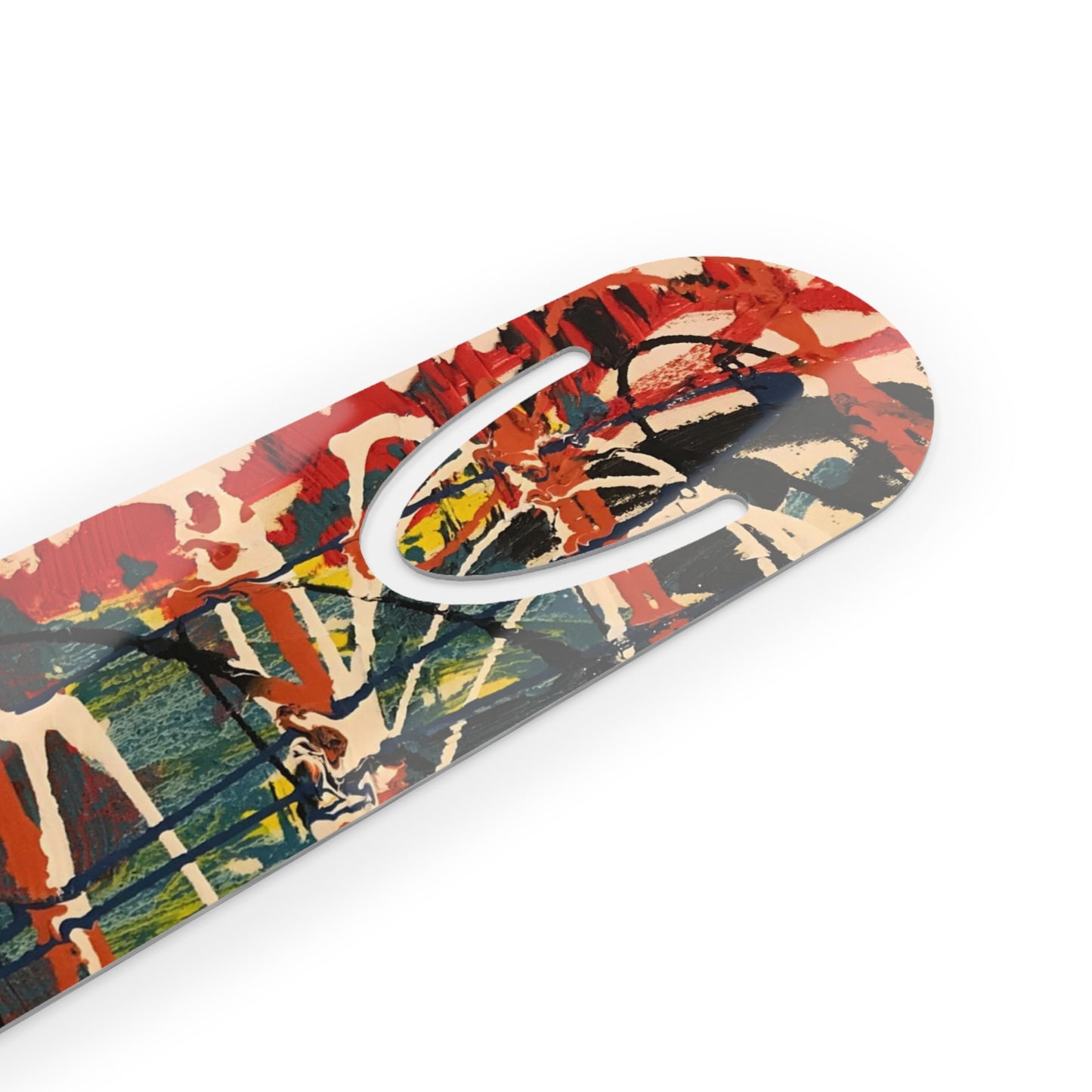 Artistic Bookmark, Colorful Bookmark, Unique Bookmark Gift, Book Lover Gift, Creative Reading Accessory