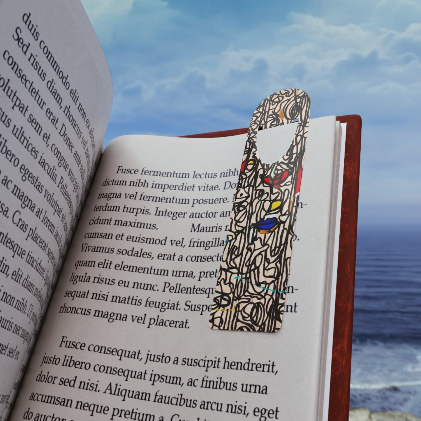 Artistic Metal Bookmark - Unique Gift for Book Lovers, Personalized Pages, Reading Accessory, Literary Decor, Reading Gifts, Bookmarks