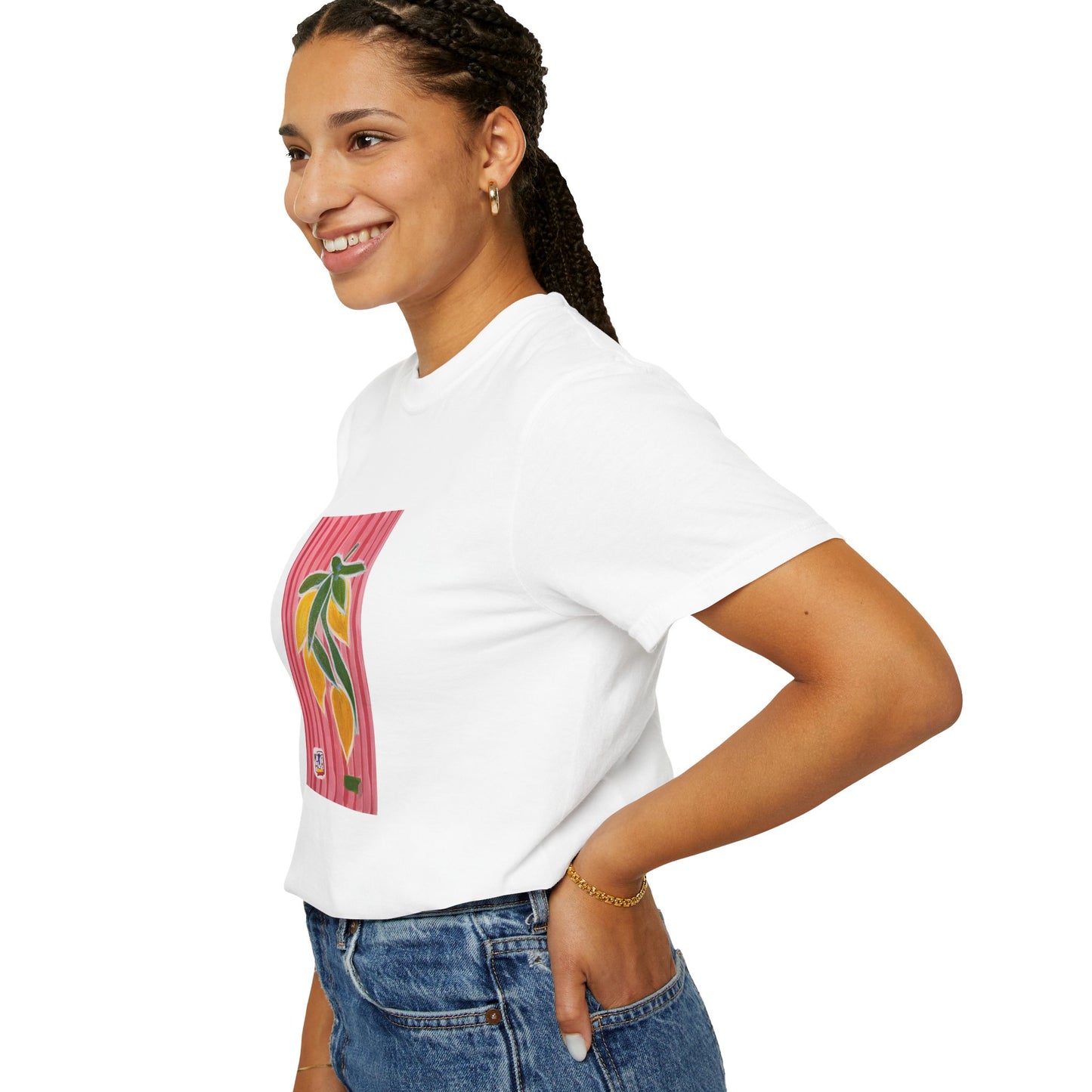 Citrus Grove Unisex T-Shirt - Vibrant Floral Art Tee