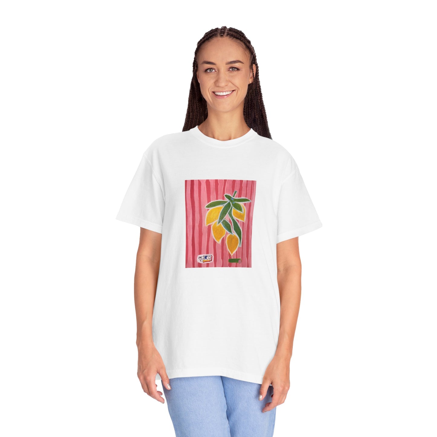 Citrus Grove Unisex T-Shirt - Vibrant Floral Art Tee
