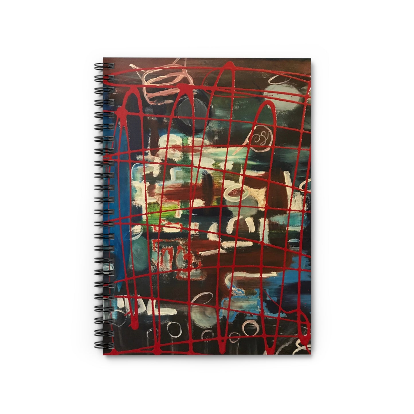Artistic Spiral Notebook - Ruled Lines, Colorful Journal, Creative Writing, Unique Gift, Artistic Stationery