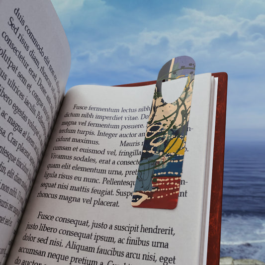 Artistic Bookmark, Colorful Bookmarker, Reader Gift, Unique Page Holder, Literary Accessory, Book Lovers Gift