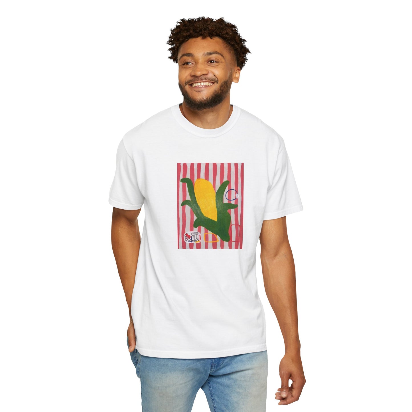 Graphic Corn Stripes Unisex T-Shirt