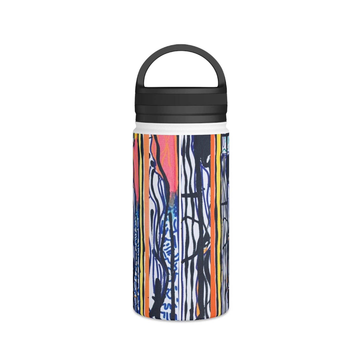 Stainless Steel Water Bottle, Handle Lid