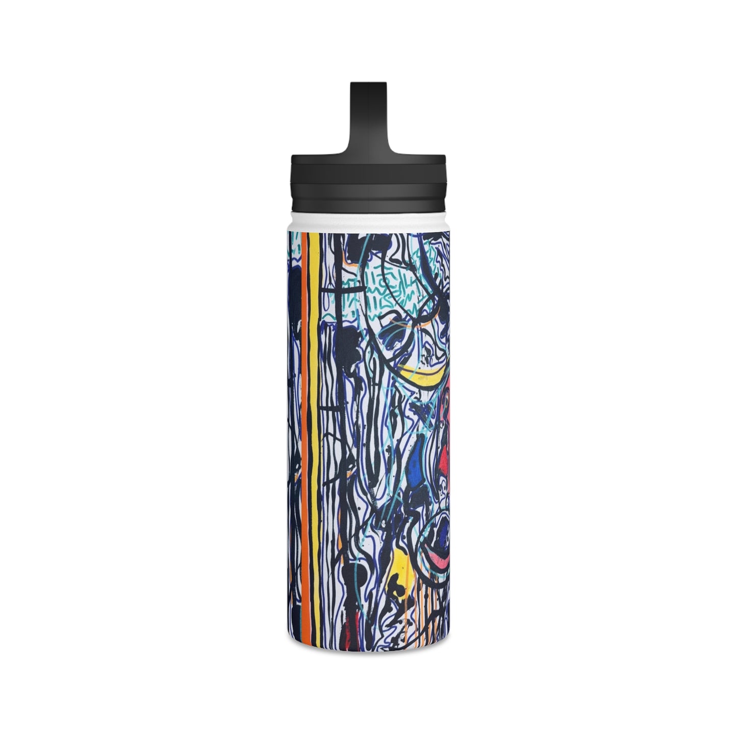 Stainless Steel Water Bottle, Handle Lid