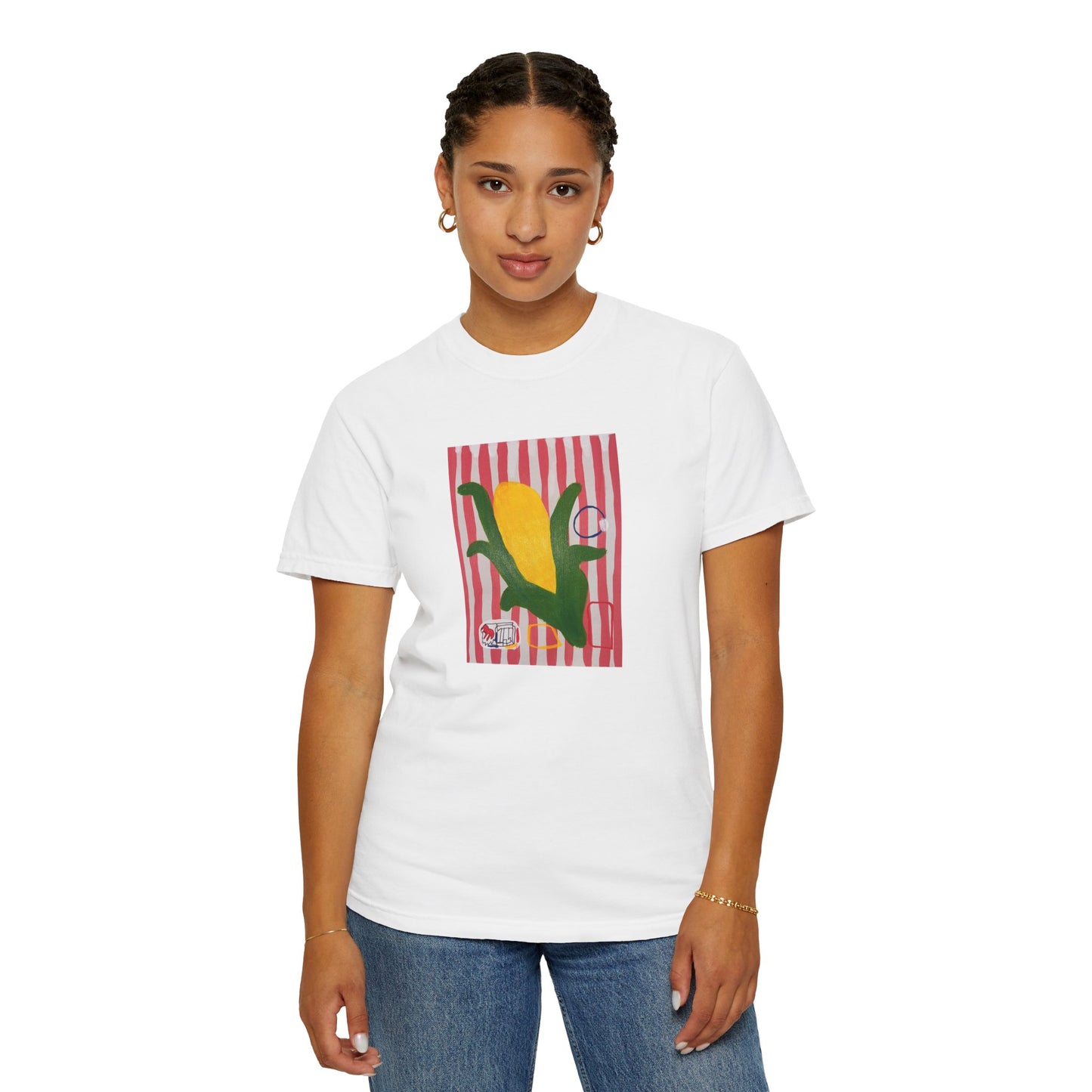 Graphic Corn Stripes Unisex T-Shirt