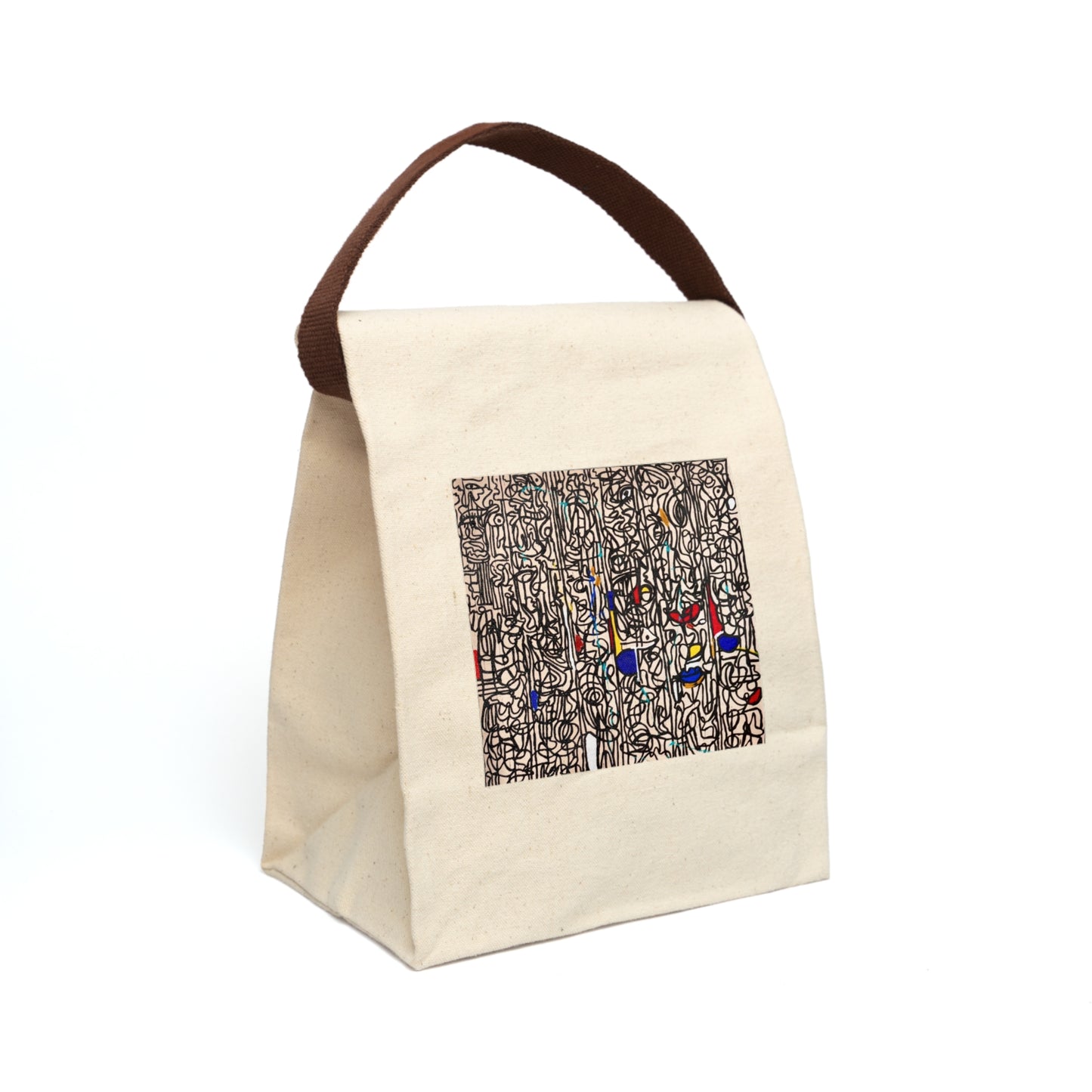 Canvas Lunch Bag With Strap