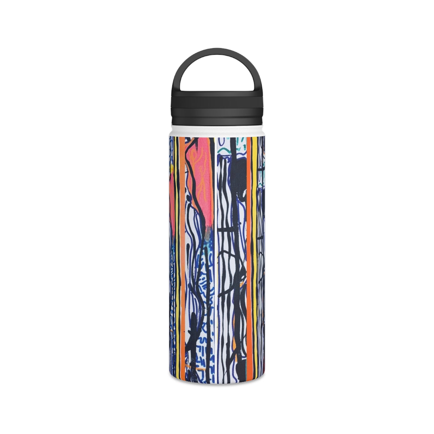 Stainless Steel Water Bottle, Handle Lid