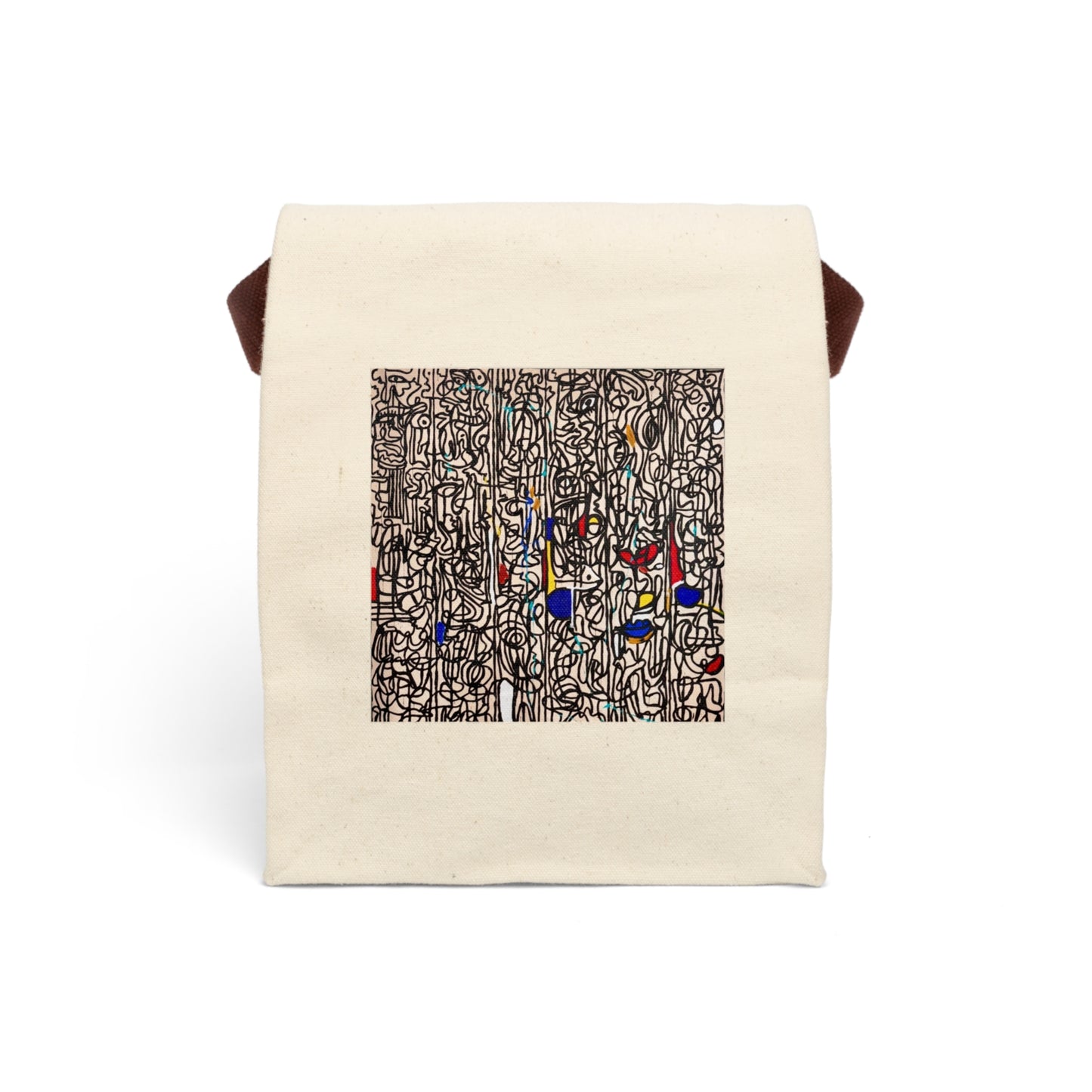 Canvas Lunch Bag With Strap