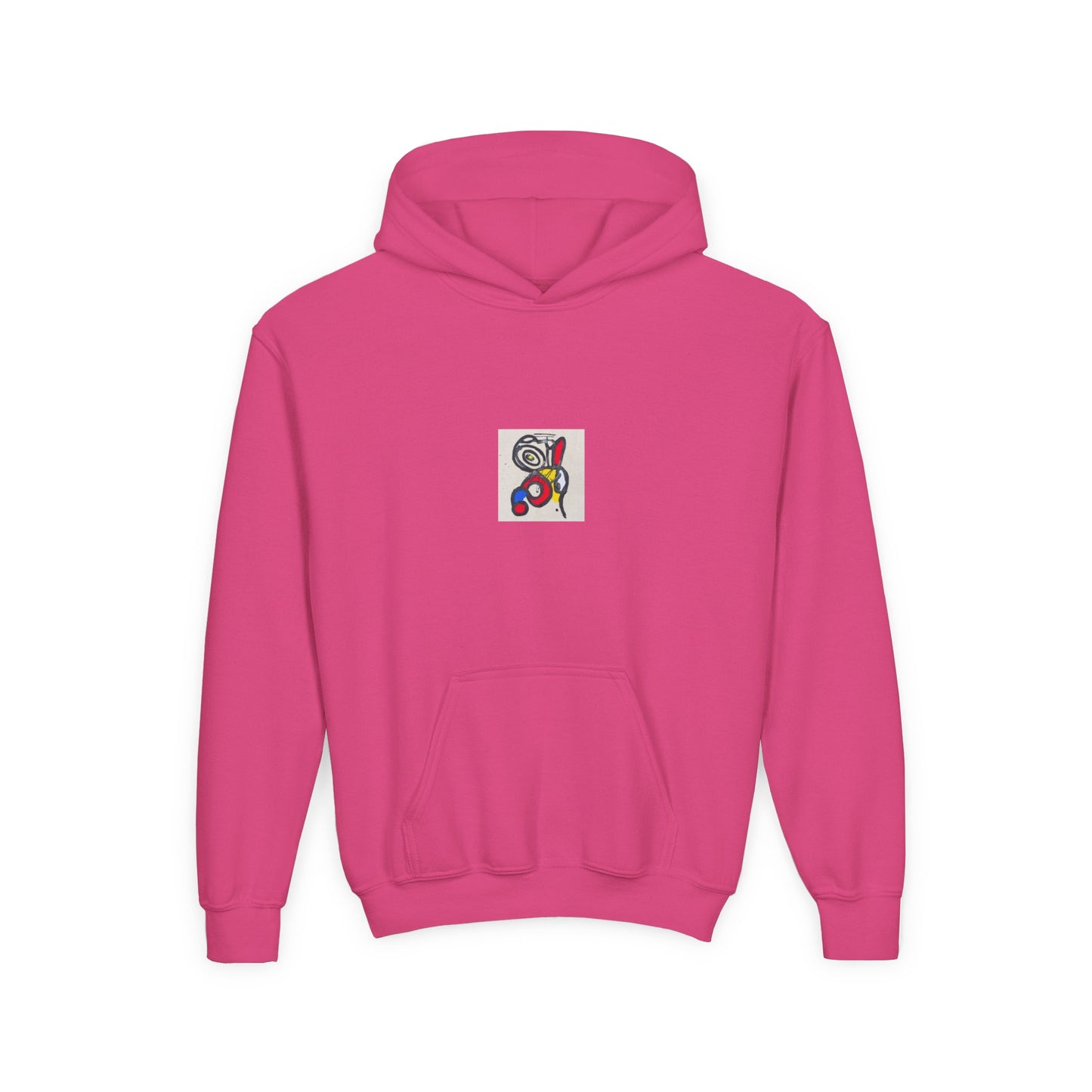 Colorful Abstract Youth Hoodie, Artistic Kids Sweatshirt, Unique Gift for Teens, Trendy Casual Wear, Perfect for Art Lovers, Kids' Fashion