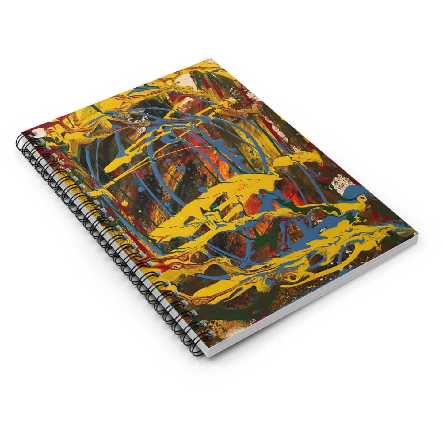 Colorful Spiral Notebook for Creative Minds, Artistic Journal, Unique Stationery Gift, School Supplies, Sketchbook, Daily Planner