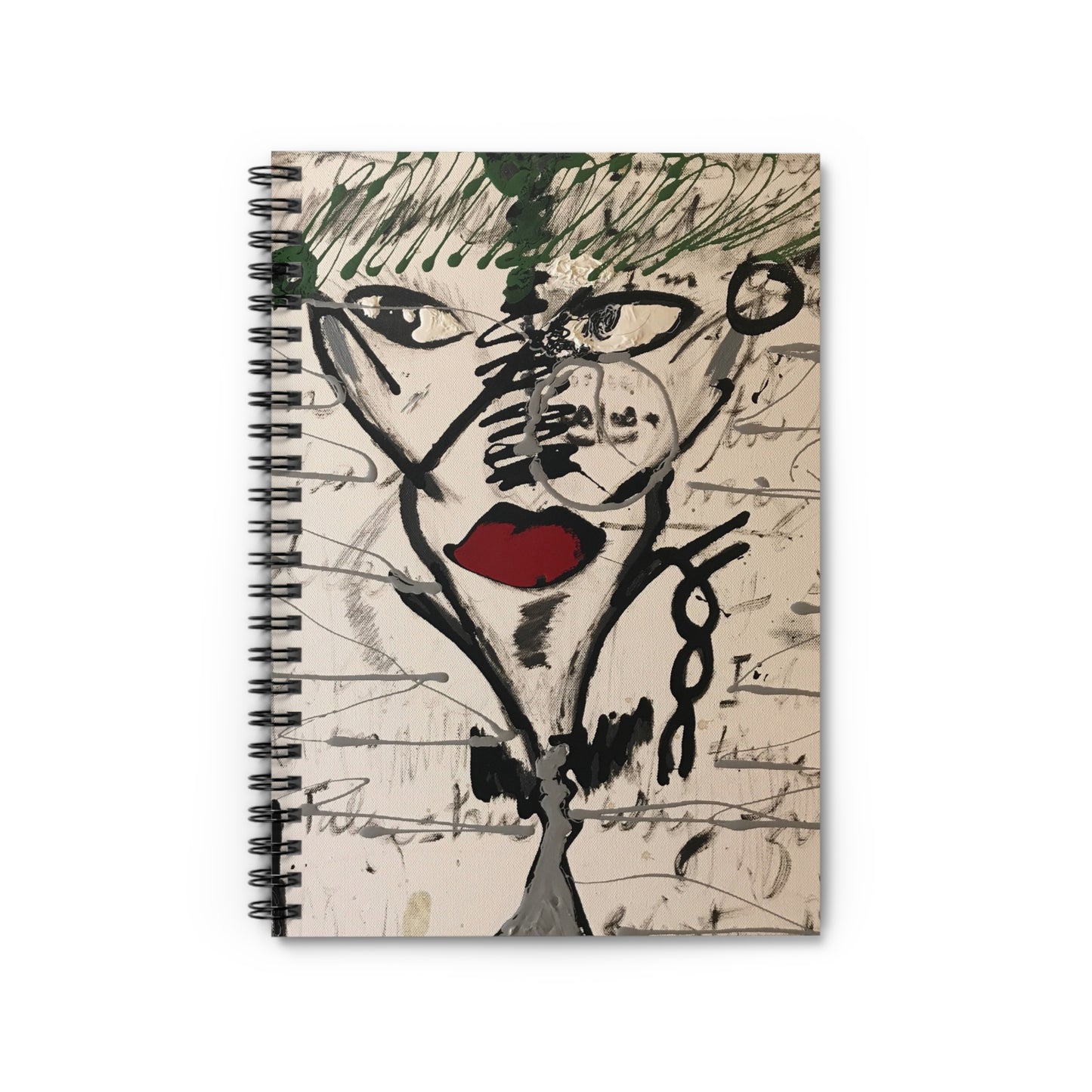 Artistic Spiral Notebook - Unique Design for Creative Souls, Journal, Sketchbook, Gift for Artists, Note-taking