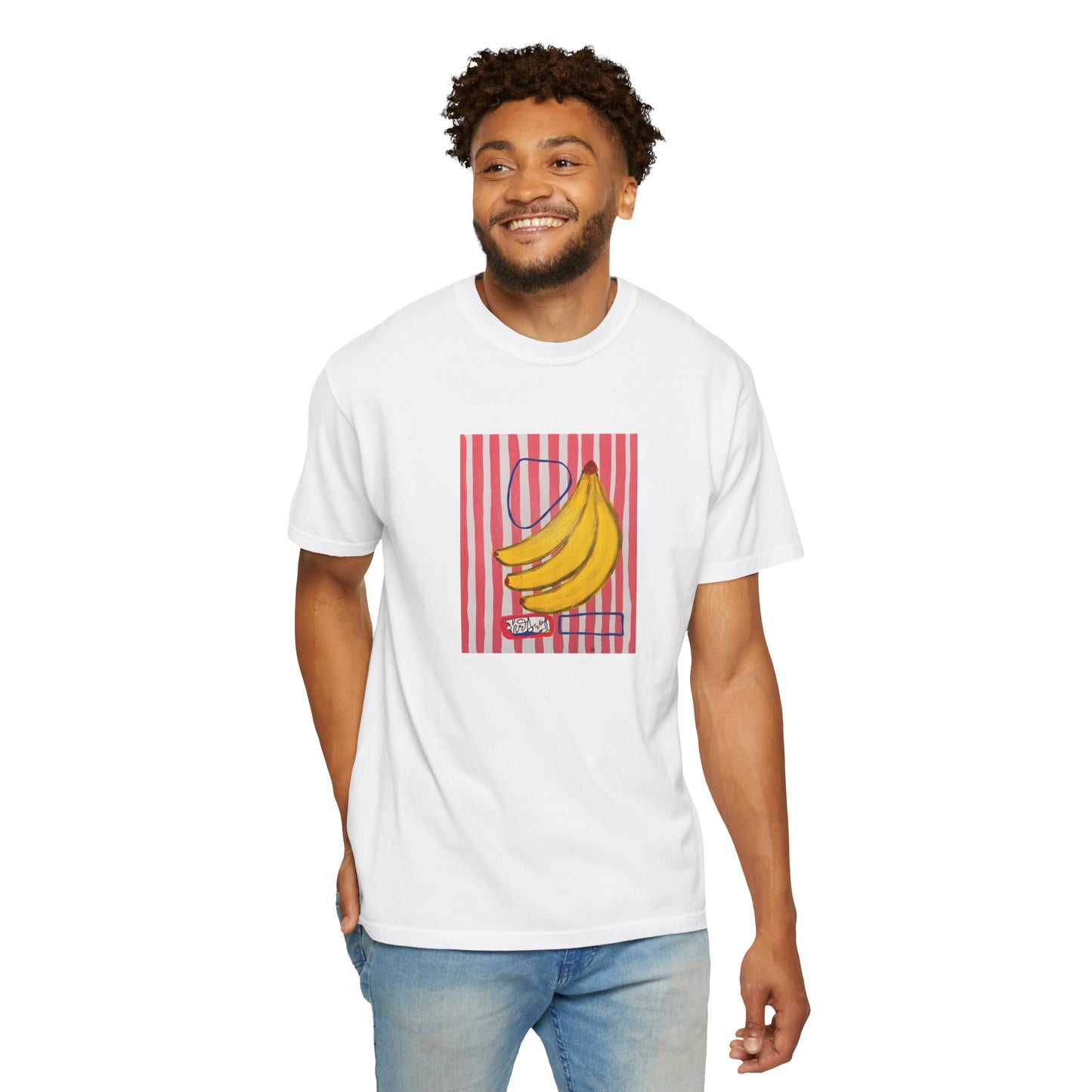 Banana Vibe Unisex Garment-Dyed T-shirt