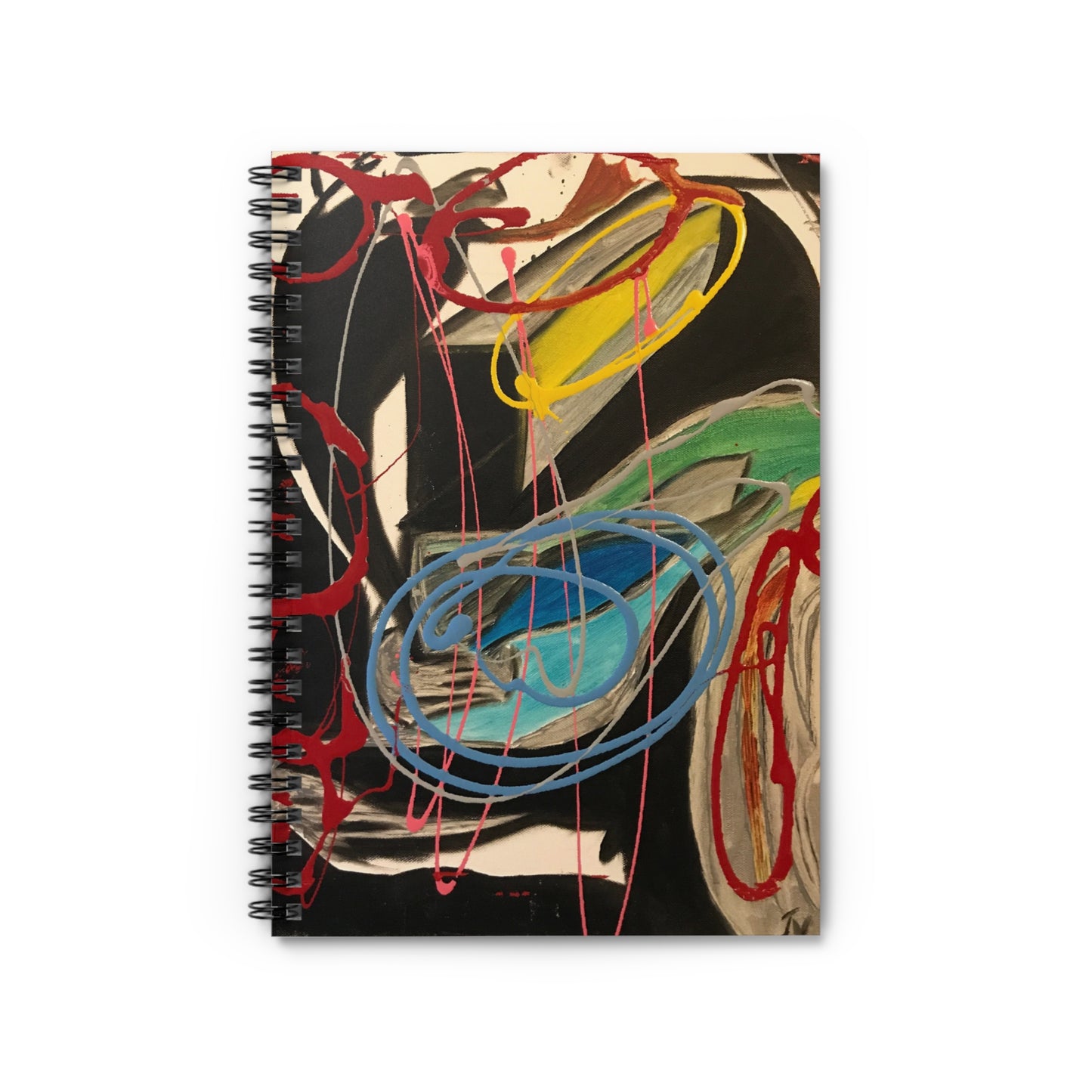 Artistic Spiral Notebook - Ruled Line, Colorful Journal for Creative Minds, Perfect Gift for Artists, Sketchbook, Stationery, Abstract [...]