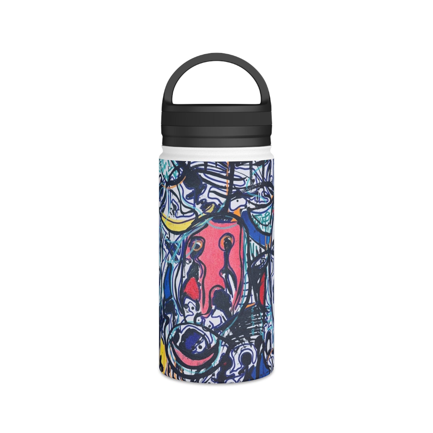 Stainless Steel Water Bottle, Handle Lid