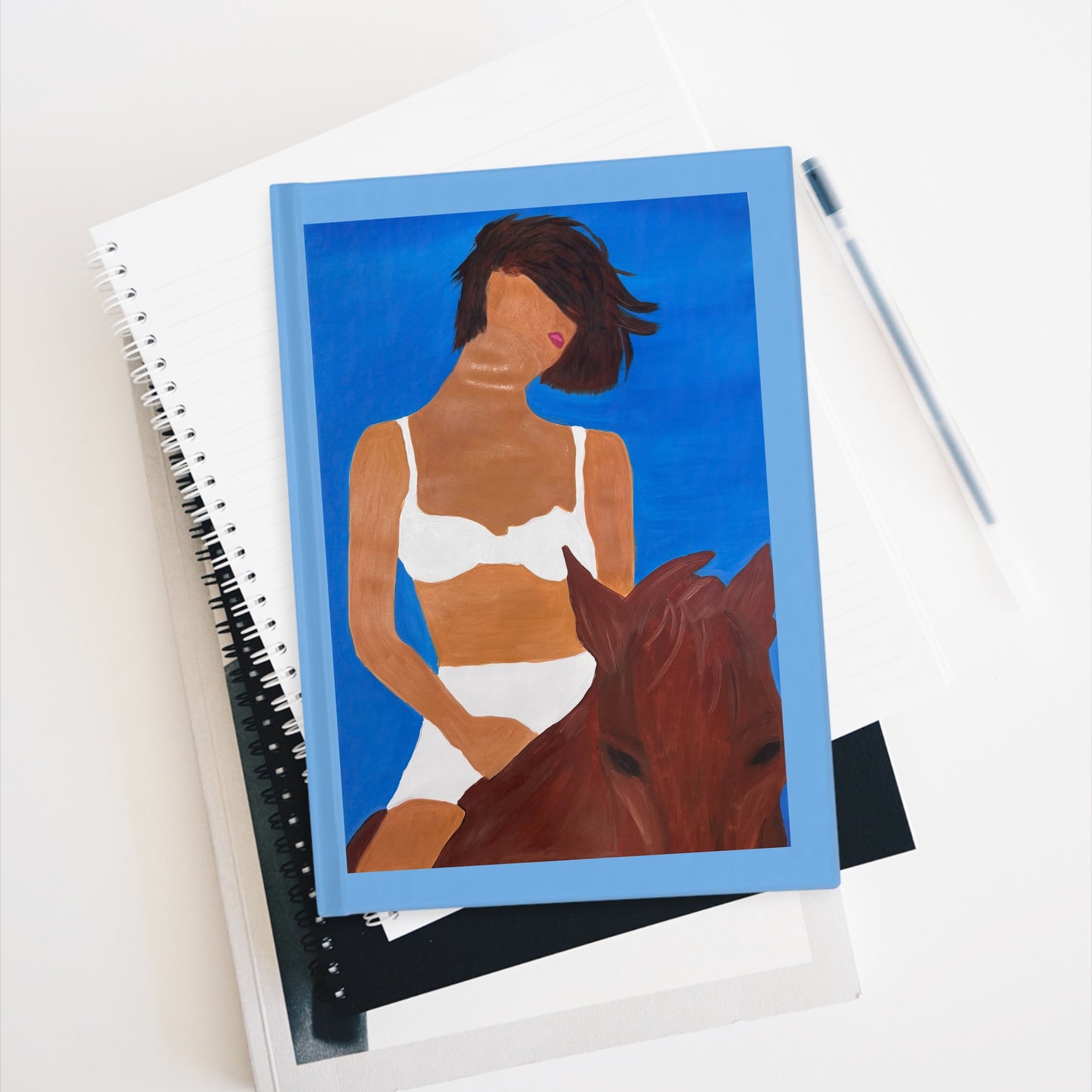 Artistic Horseback Riding Journal - A Creative Space for Equine Lovers, Travel Diary, Gift for Equestrians, Personal Reflection, Daily [...]