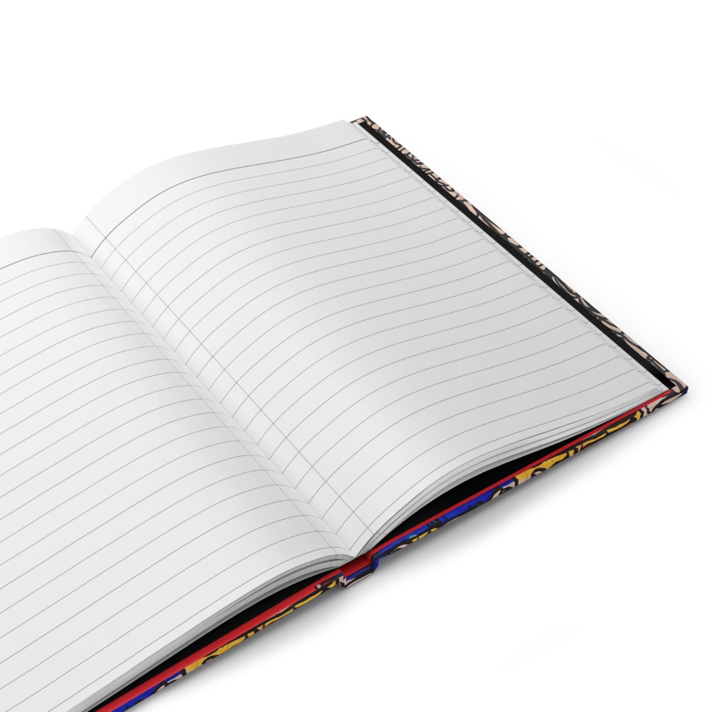 Abstract Art Hardcover Journal, Artistic Notebook, Sketchbook for Creatives, Unique Diary, Gift for Artists, Vibrant Journal