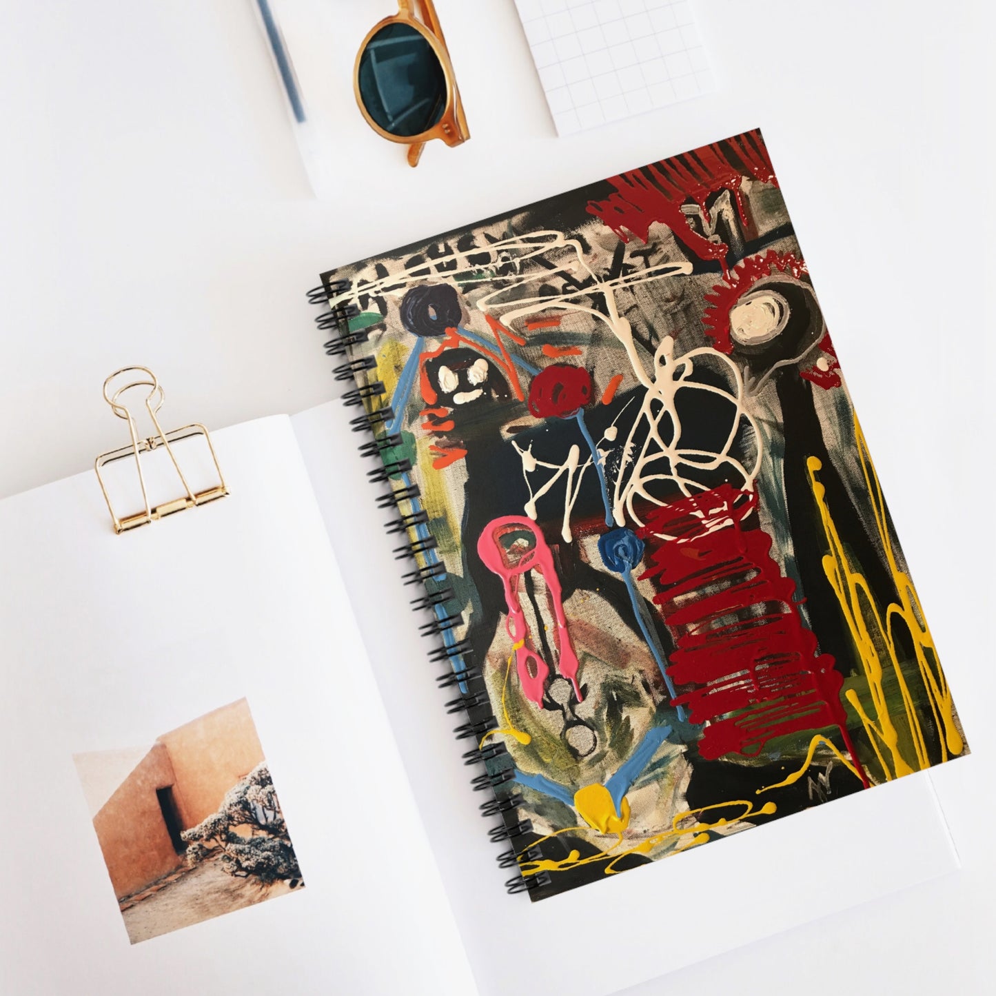 . Artistic Spiral Notebook – Creative Ruled Line Journal, Colorful Sketchbook, Unique Gift for Artists, Note-taking Essential, Vibrant [...]