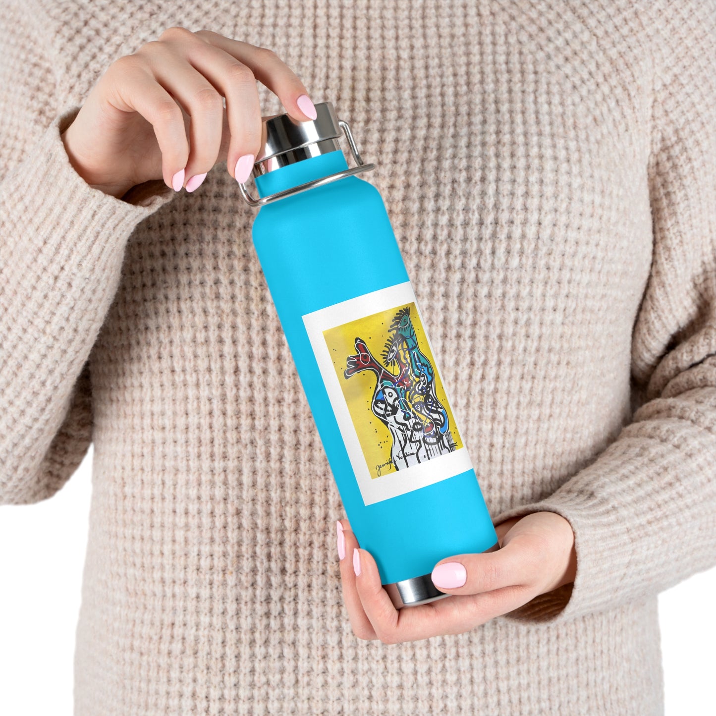 “Little monsters water bottle”Artistic Insulated Water Bottle | 22oz Copper Thermal Flask, Stylish Travel Hydration, Unique Gift for Outdoor Lovers, Inspirational [...]