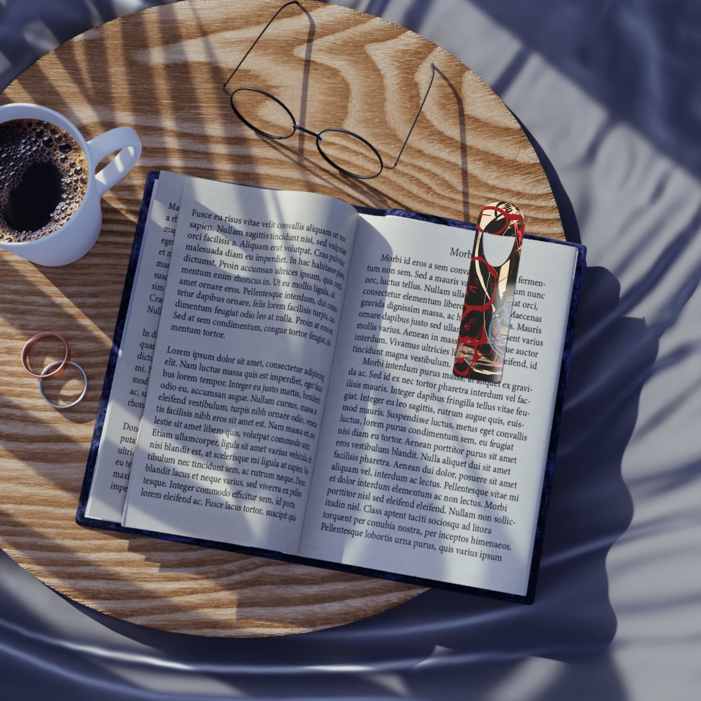 Artistic Metal Bookmark, Unique Bookmark for Book Lovers, Gift for Readers, Literary Gift, Stylish Page Holder