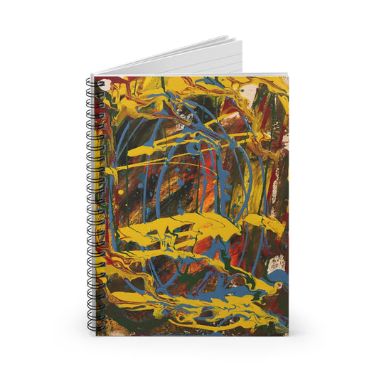 Colorful Spiral Notebook for Creative Minds, Artistic Journal, Unique Stationery Gift, School Supplies, Sketchbook, Daily Planner