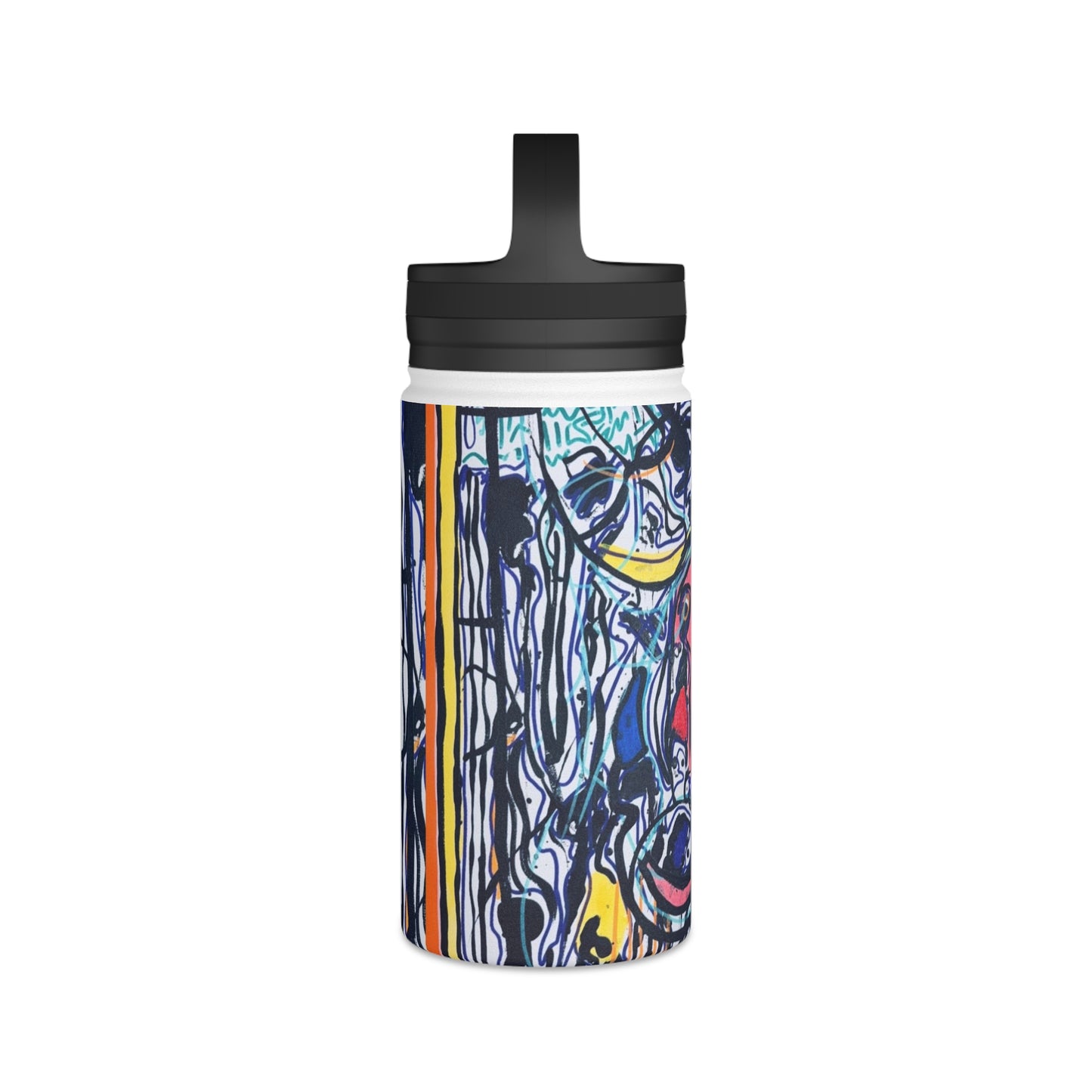 Stainless Steel Water Bottle, Handle Lid