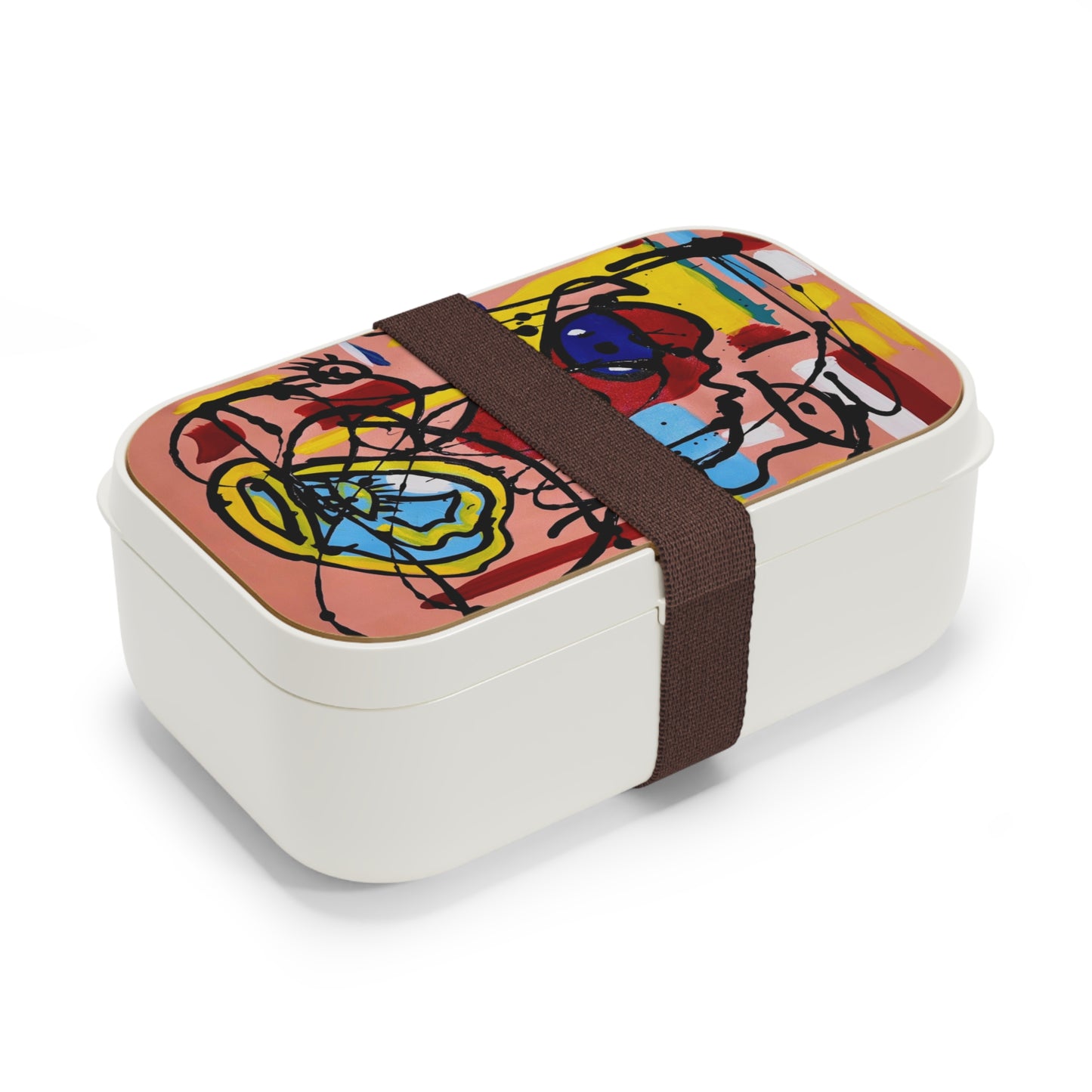 Vibrant Bento Lunch Box with Art Design, Eco-Friendly Meal Prep Container, Colorful Food Storage for Adults & Kids, Perfect for School [...]