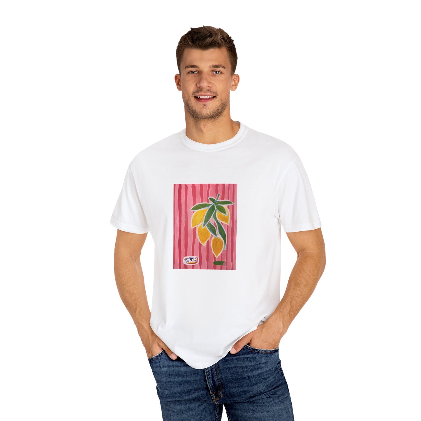 Citrus Grove Unisex T-Shirt - Vibrant Floral Art Tee