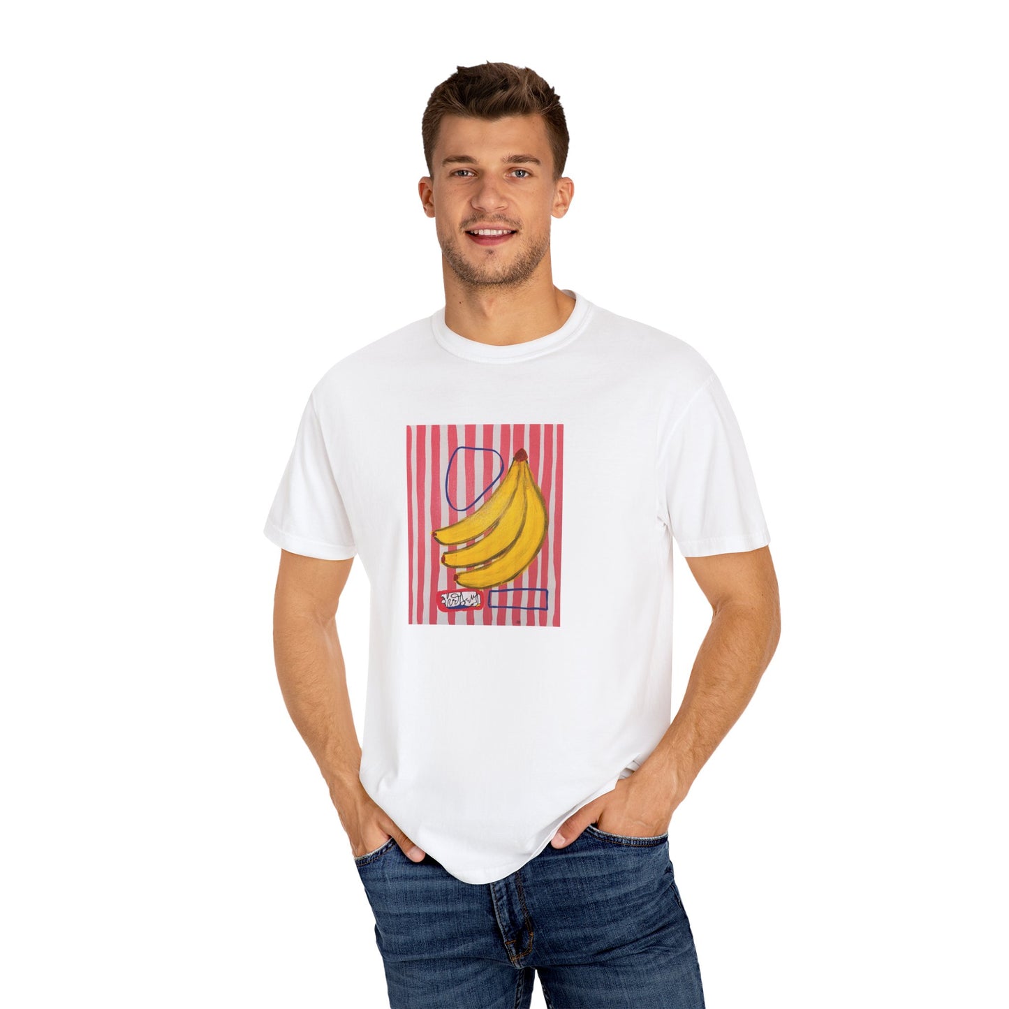 Banana Vibe Unisex Garment-Dyed T-shirt