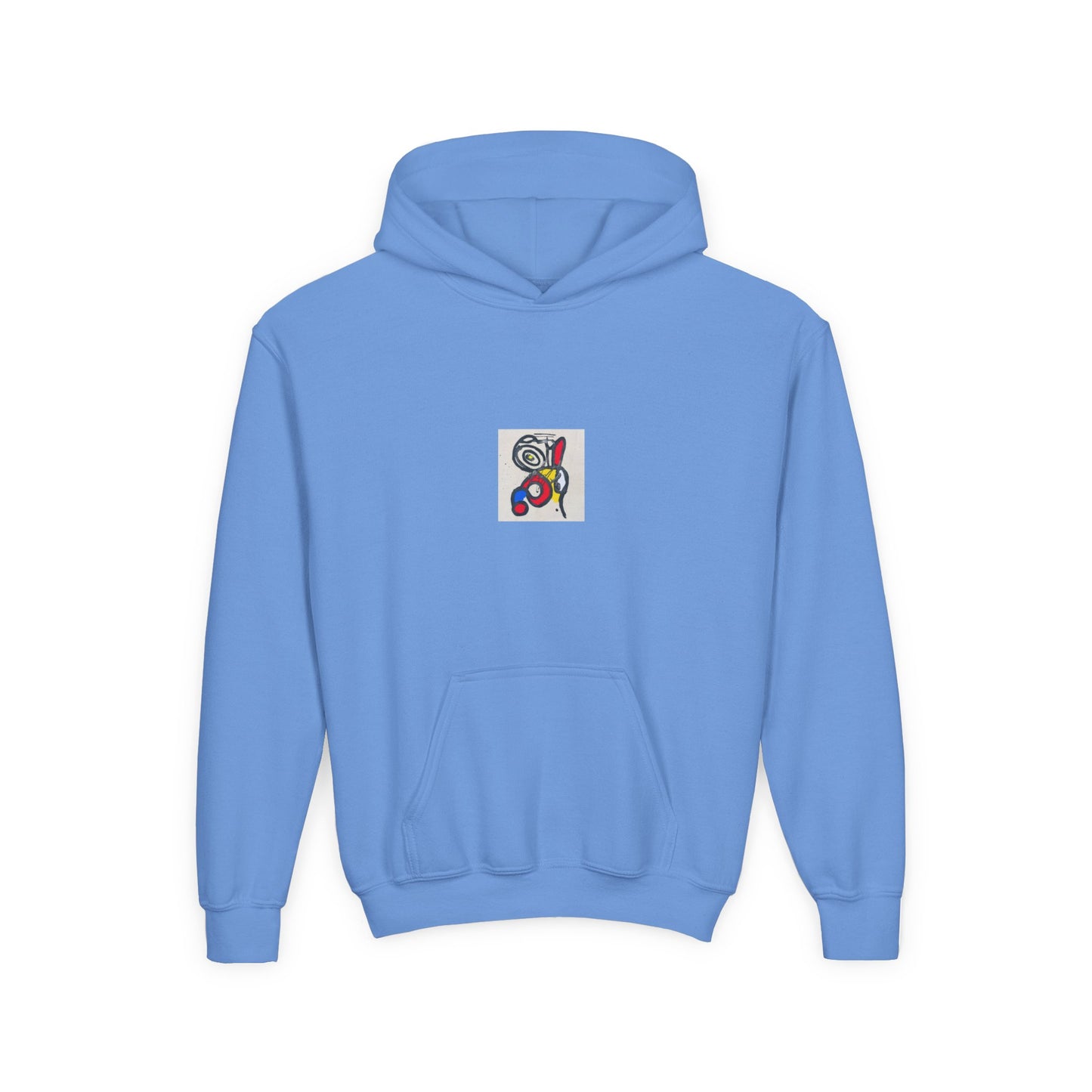 Colorful Abstract Youth Hoodie, Artistic Kids Sweatshirt, Unique Gift for Teens, Trendy Casual Wear, Perfect for Art Lovers, Kids' Fashion