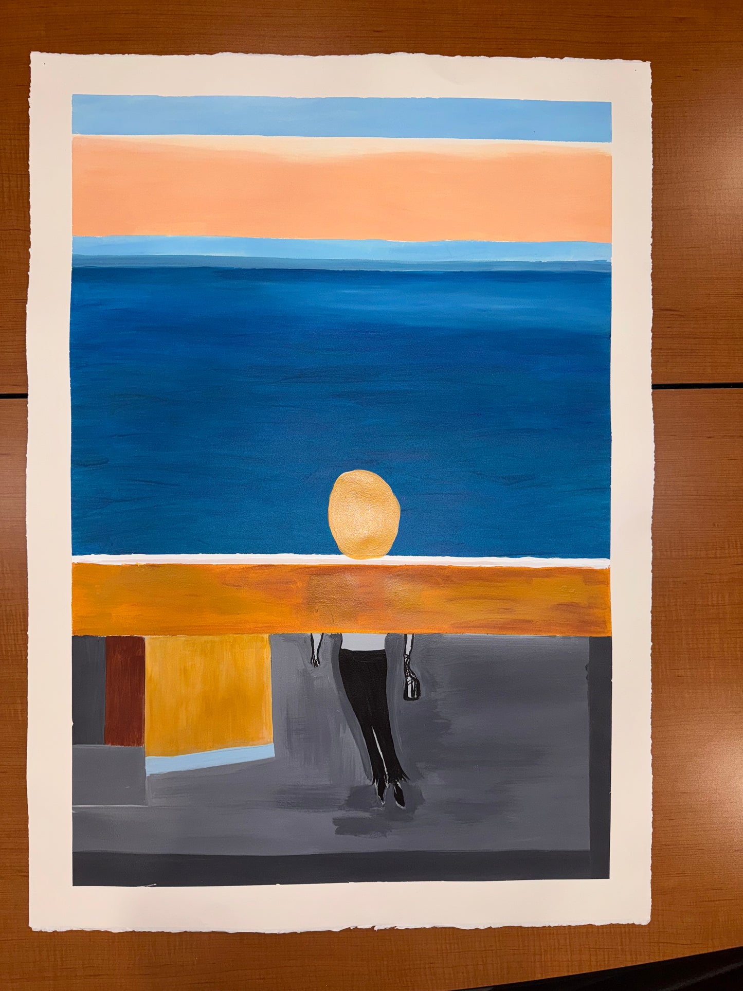 heads above water
